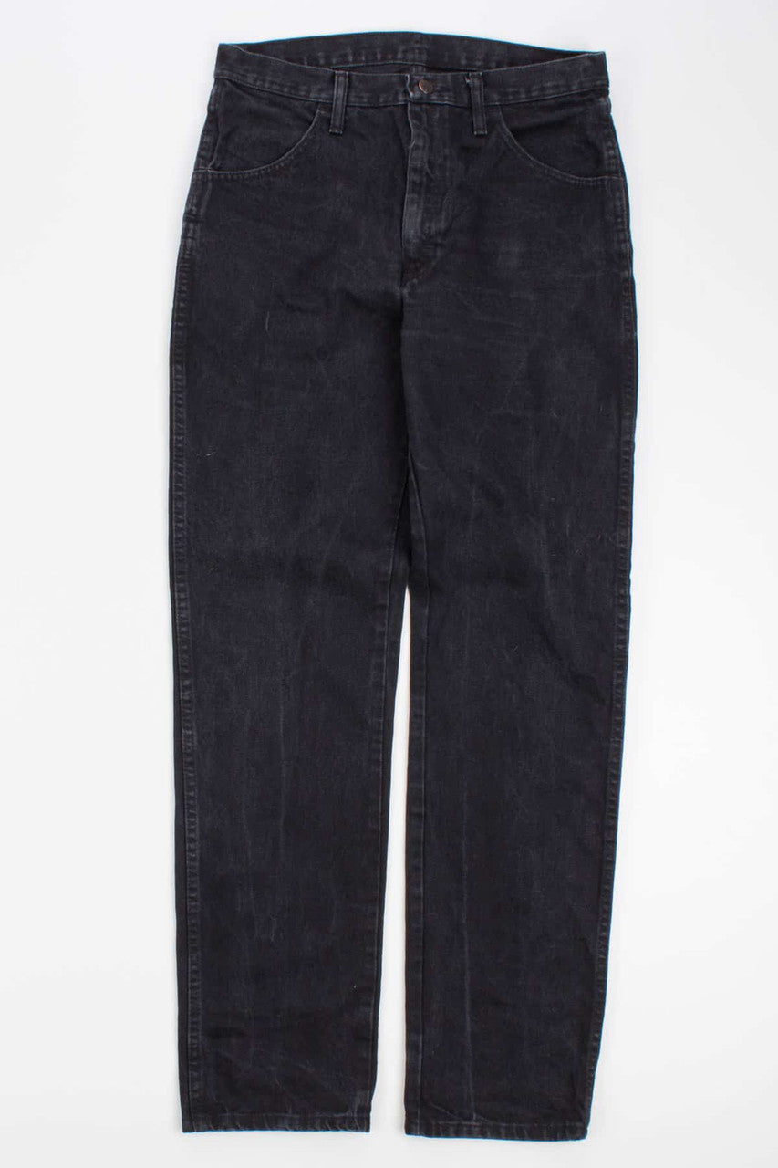 Black Vintage Rustler Jeans (32W 33L)