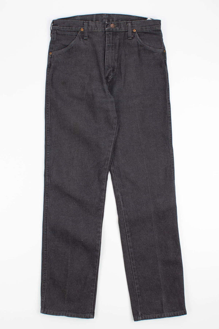 Black Faded Vintage Wrangler Jeans (sz. 32)