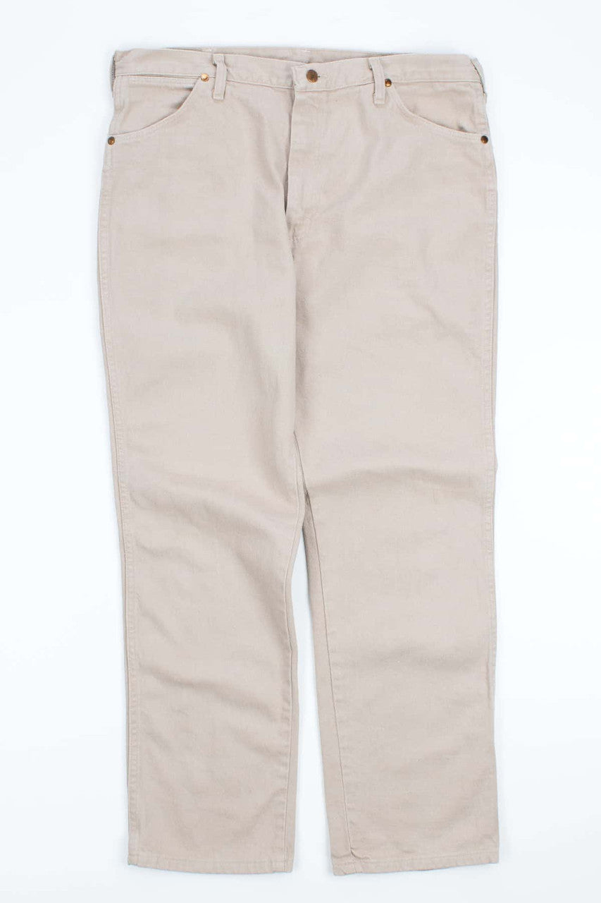 Tan Vintage Wrangler Jeans (38W 32L)