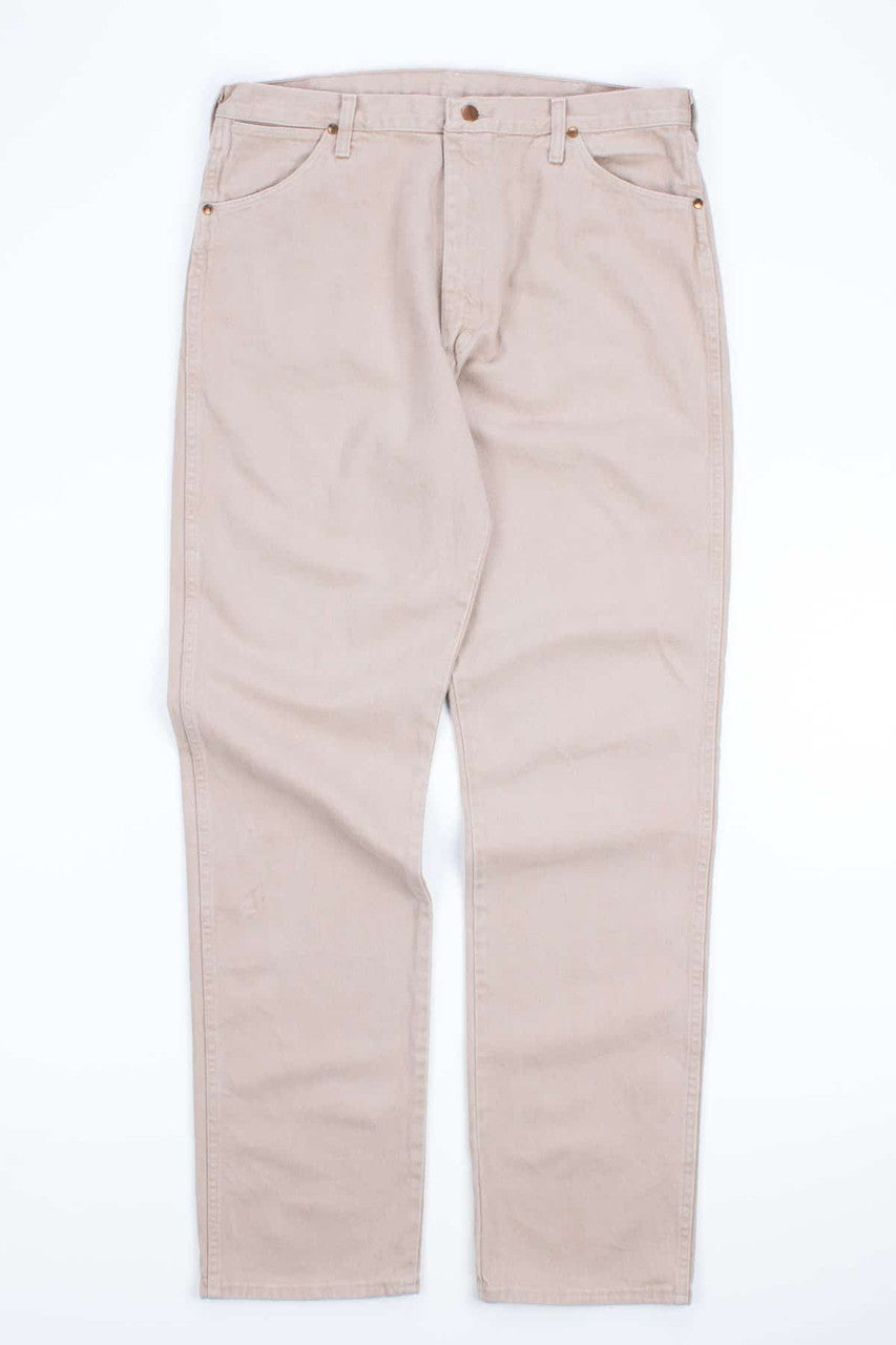 Tan Vintage Wrangler Jeans (38W 36L)