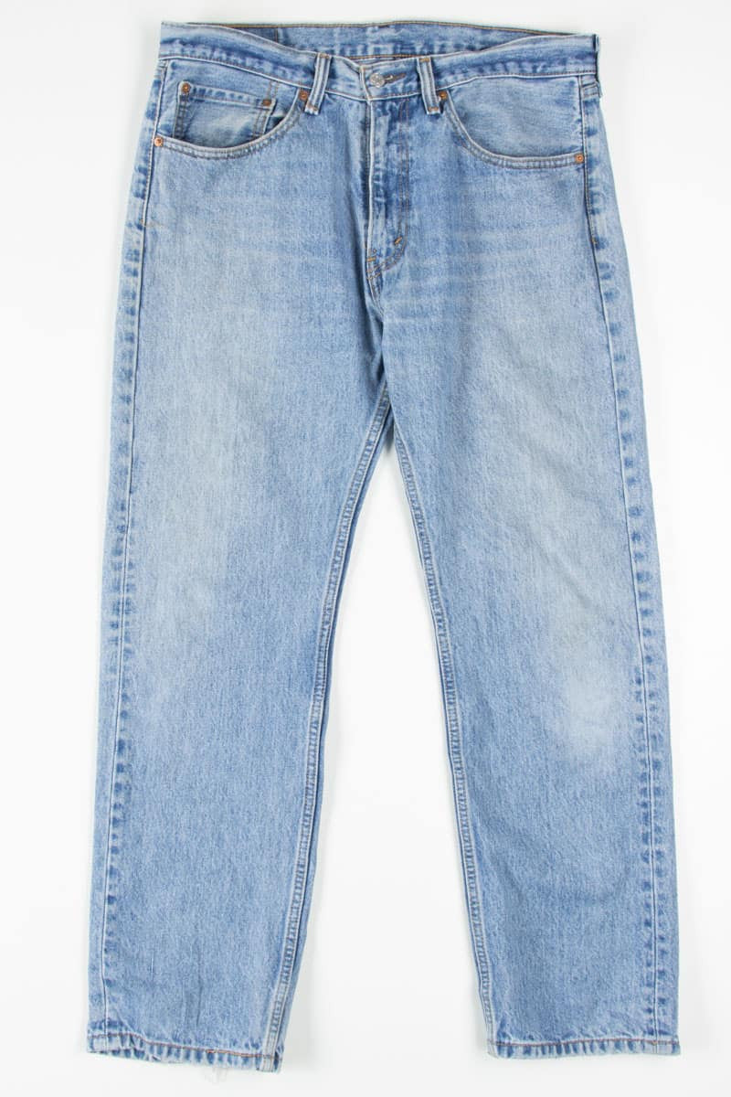 Levi's 505 Denim Jeans 481 (sz. 34W 30L)