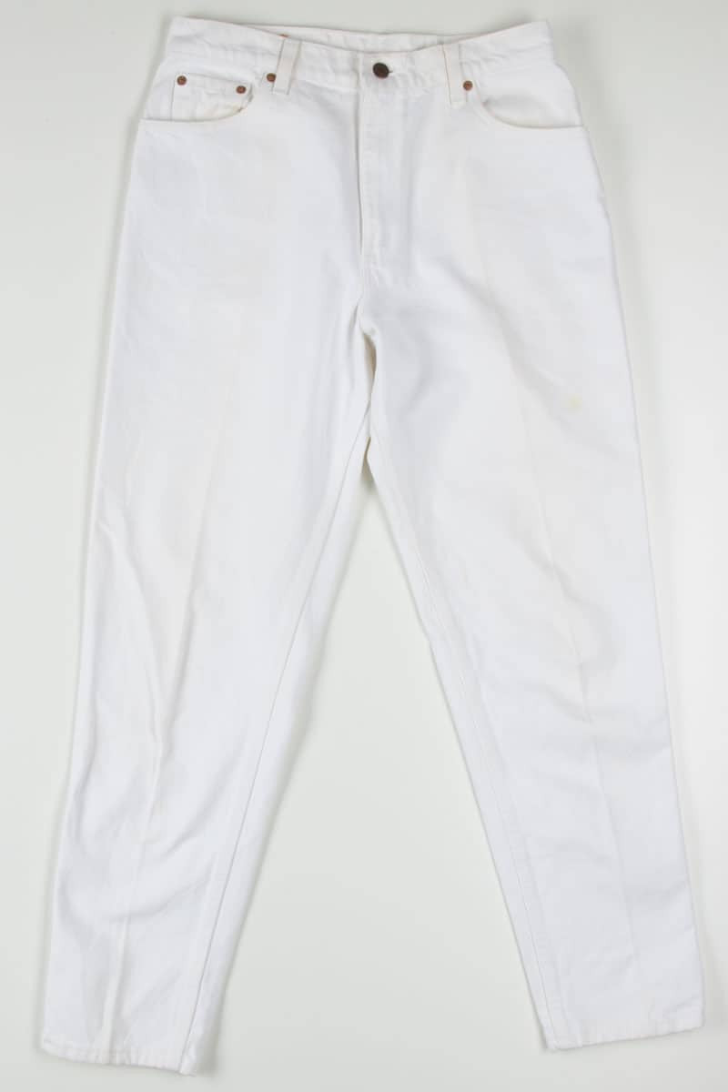 White High Waisted Levi's Denim Jeans 558 (sz. 12M)