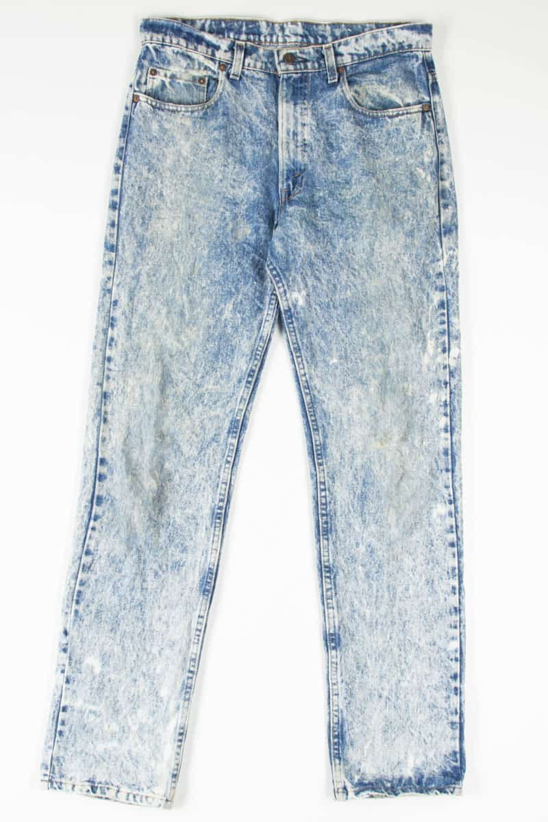 Acid Washed Levi's Denim Jeans 611 (sz. 34W 34L)