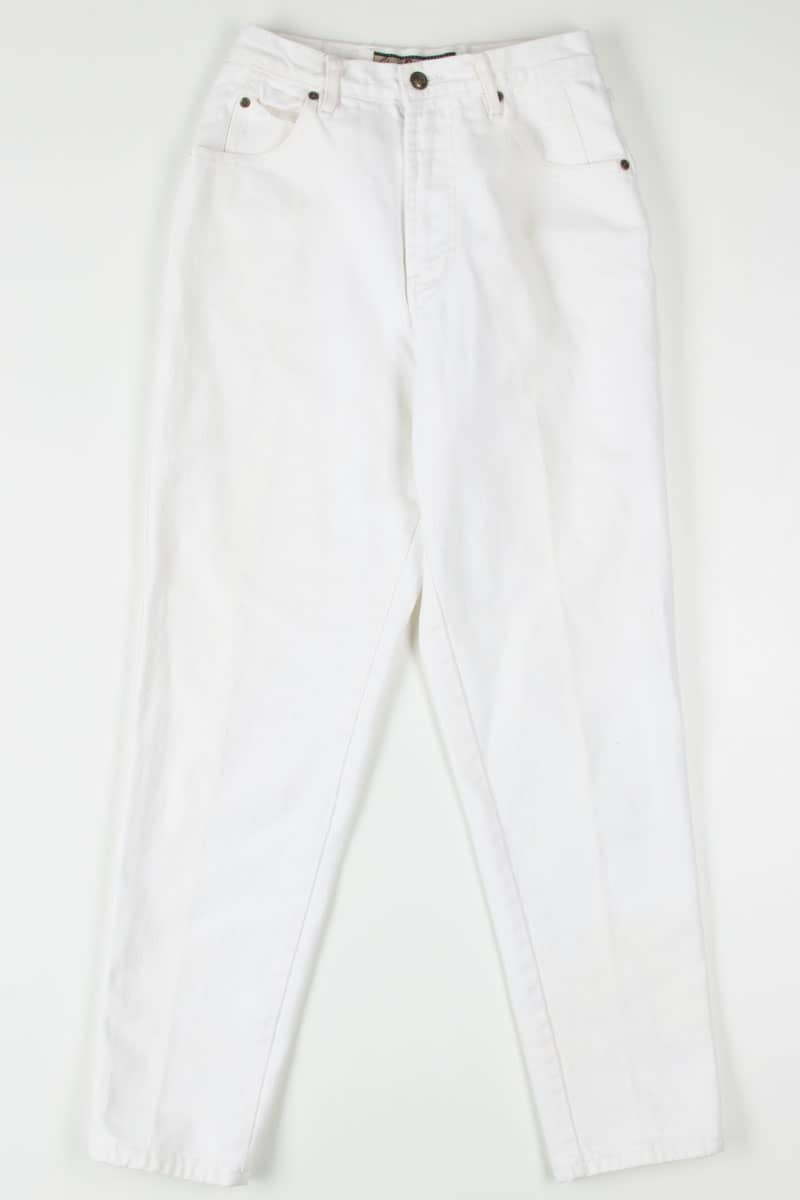 White High Waisted Denim Jeans 627 (sz. 8)