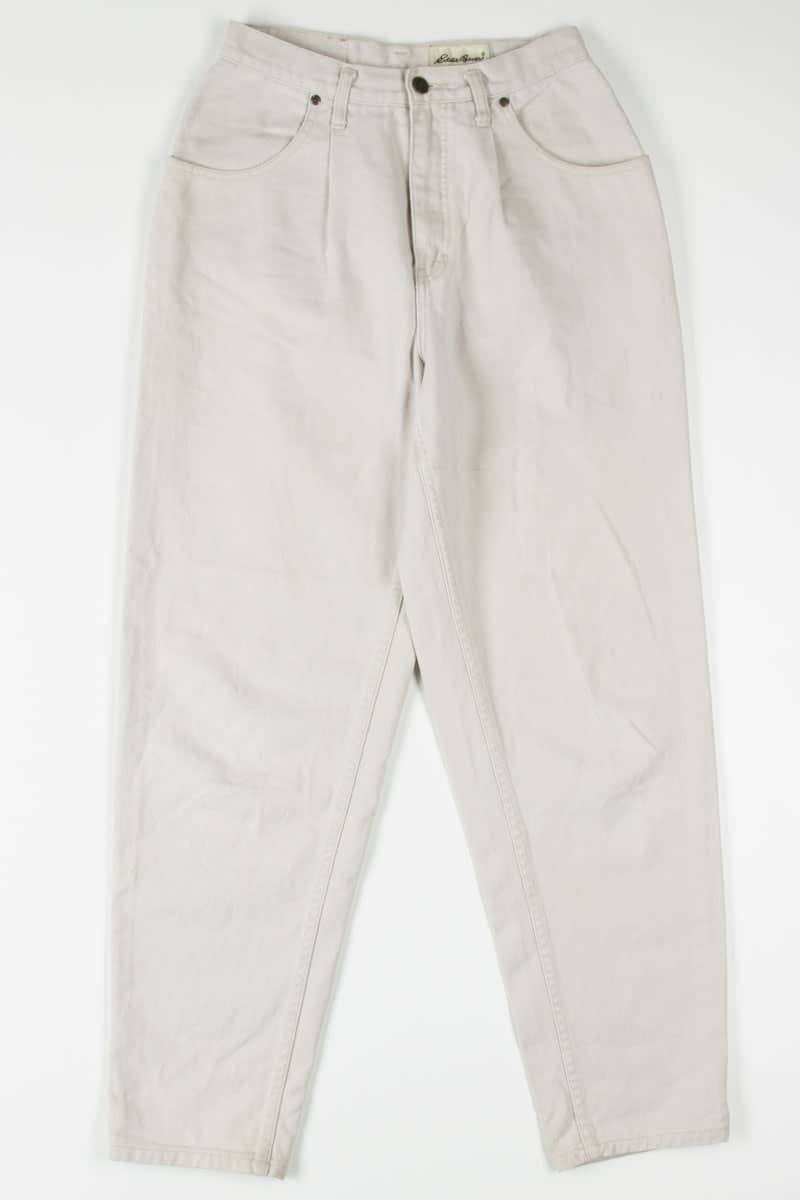 Khaki Eddie Bauer High Waisted Denim Jeans 657 (sz. 8)