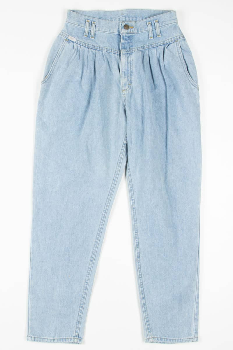 Vintage Paper Bag Waist Lee Denim Jeans 672 (sz. 12 Pet)