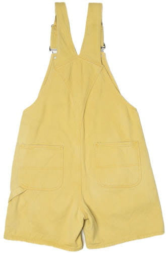Odd Future OFWGKTA Yellow Denim Overall Shorts