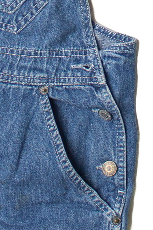 Vintage Bill Blass Jeans Carpenter Overall Shorts (1990s)