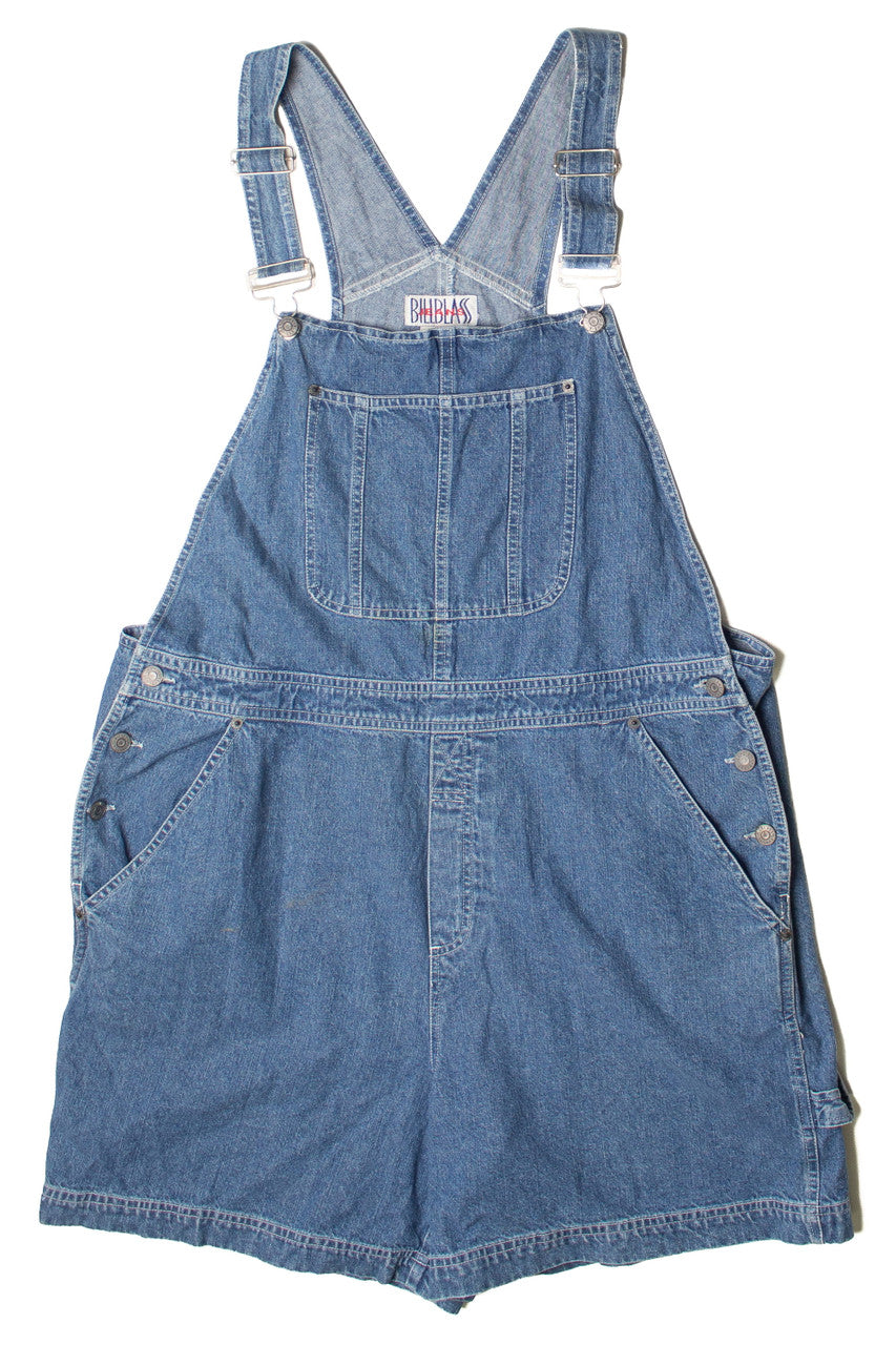 Vintage Bill Blass Carpenter Denim Overall Shorts (1990s)