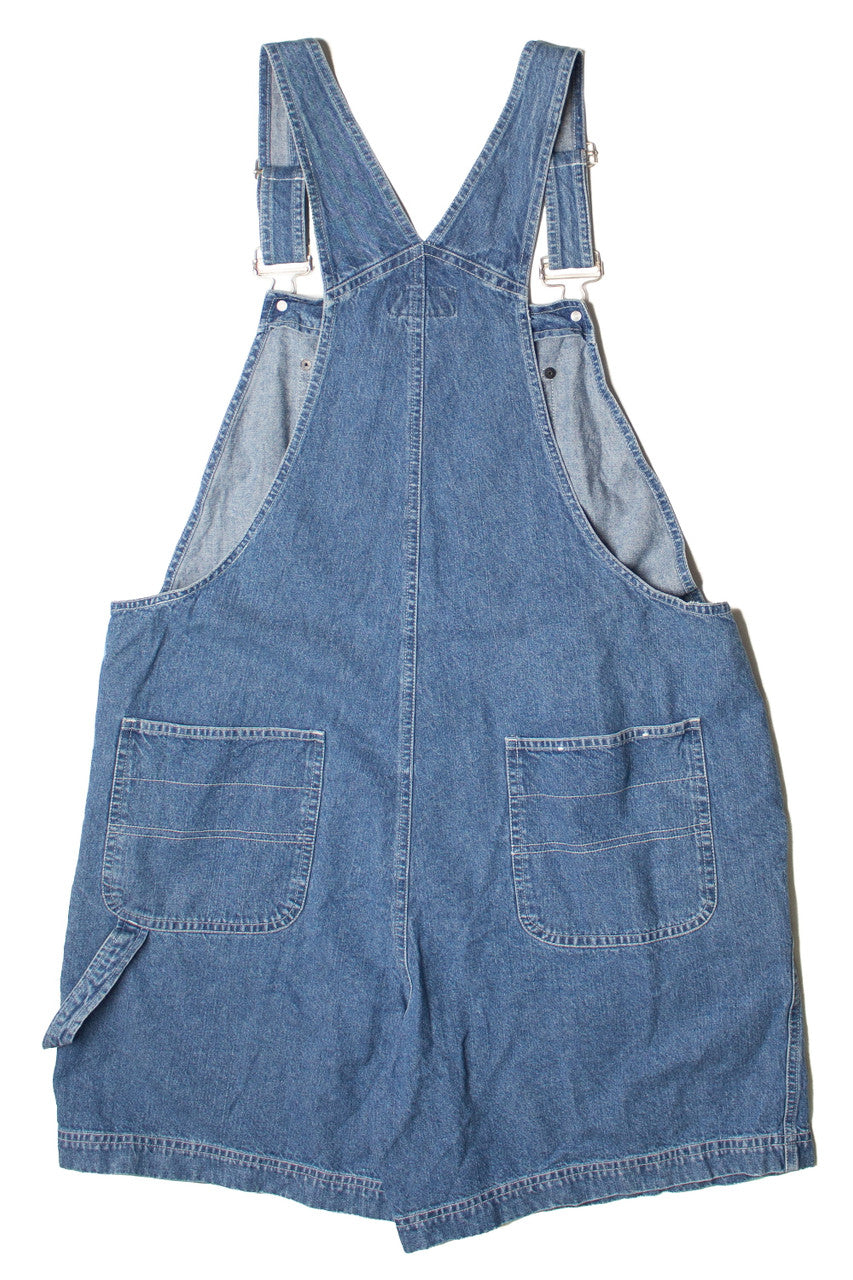 Vintage Bill Blass Carpenter Denim Overall Shorts (1990s)