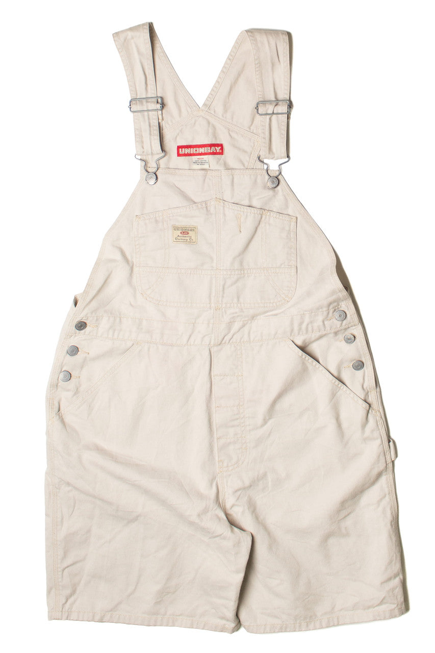 Vintage Union Bay Khaki Overall Shorts