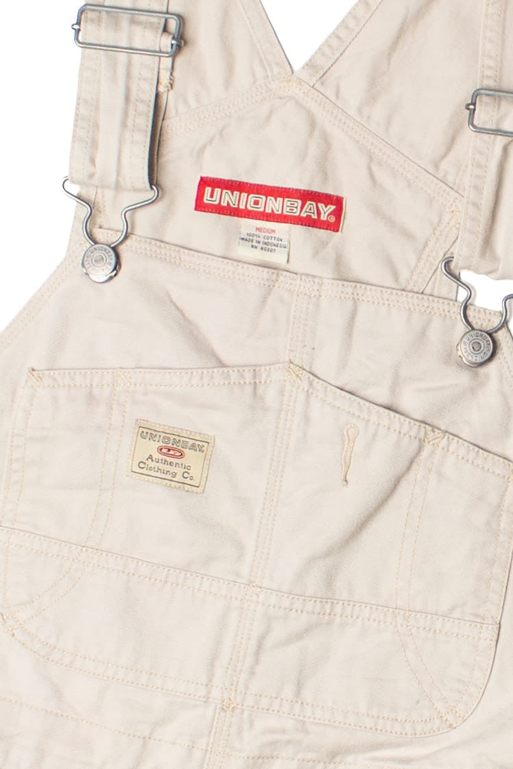 Vintage Union Bay Khaki Overall Shorts