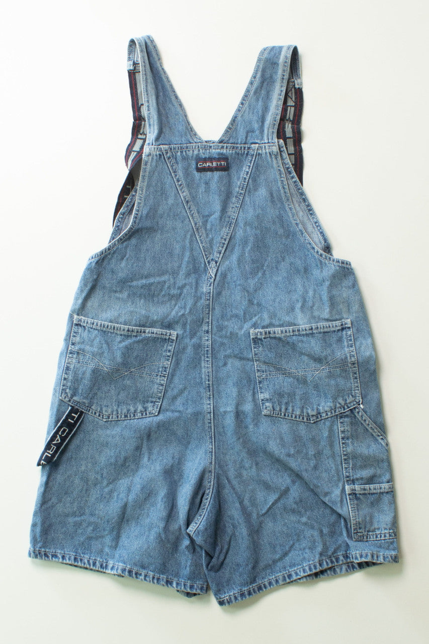 Vintage Carletti Denim Overall Short (1990s)