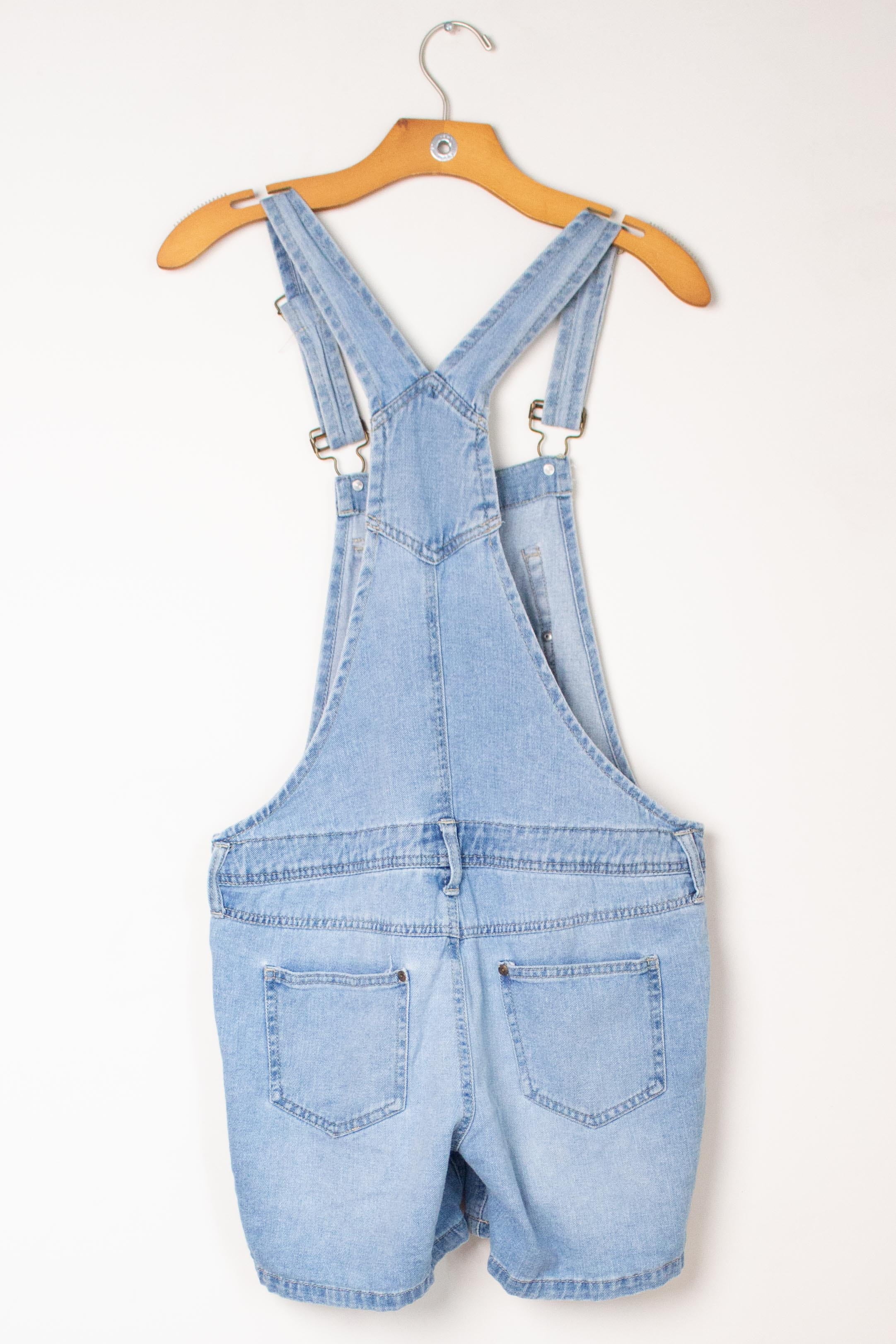 Vintage l.e.i. Denim Overall Shorts (1990s)