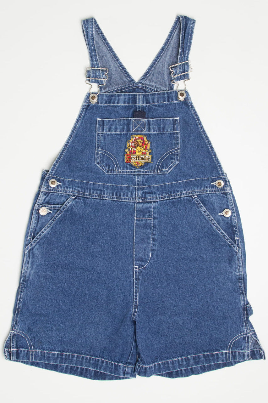 Harry Potter Gryffindor Denim Overall Short (sz. kid's 12)