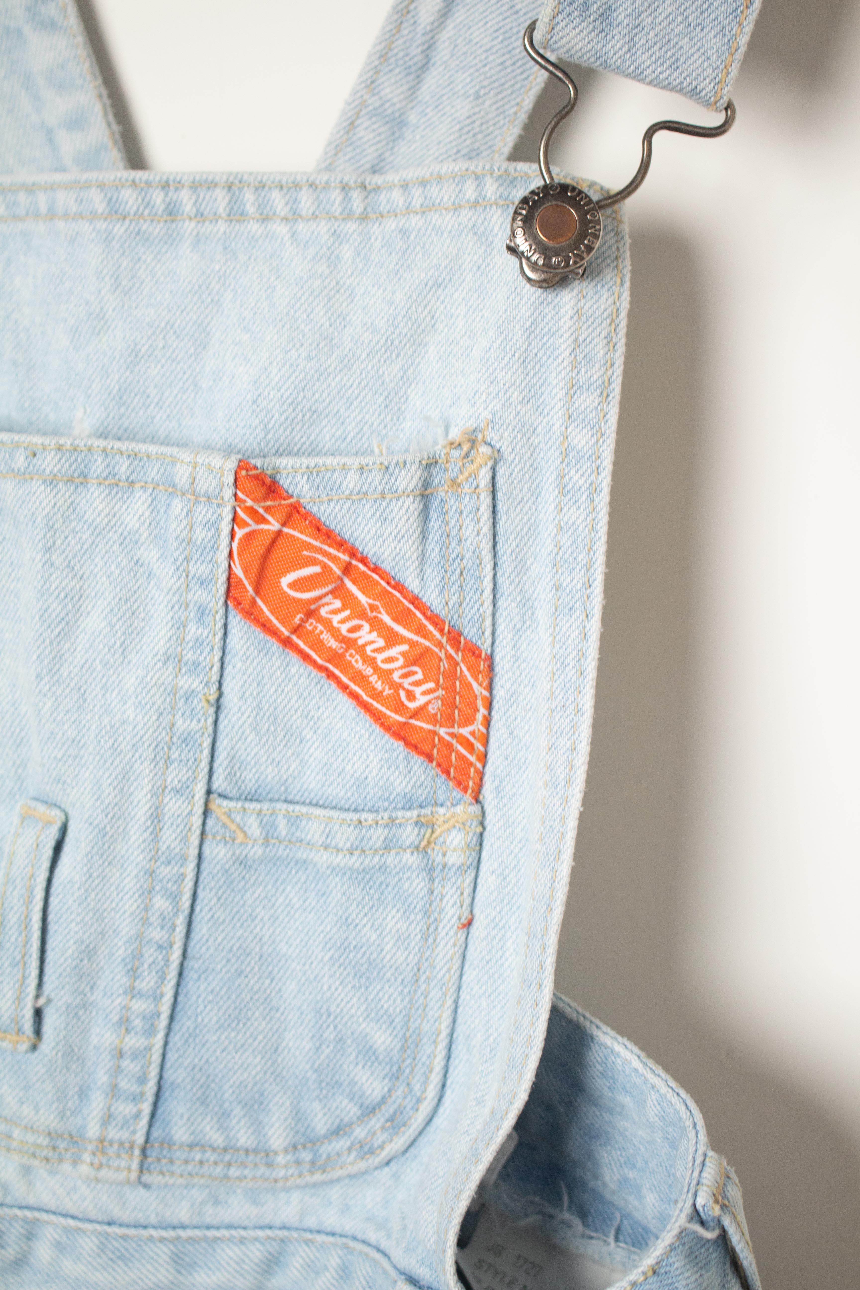 Vintage Unionbay Denim Overall Shorts (1990s)