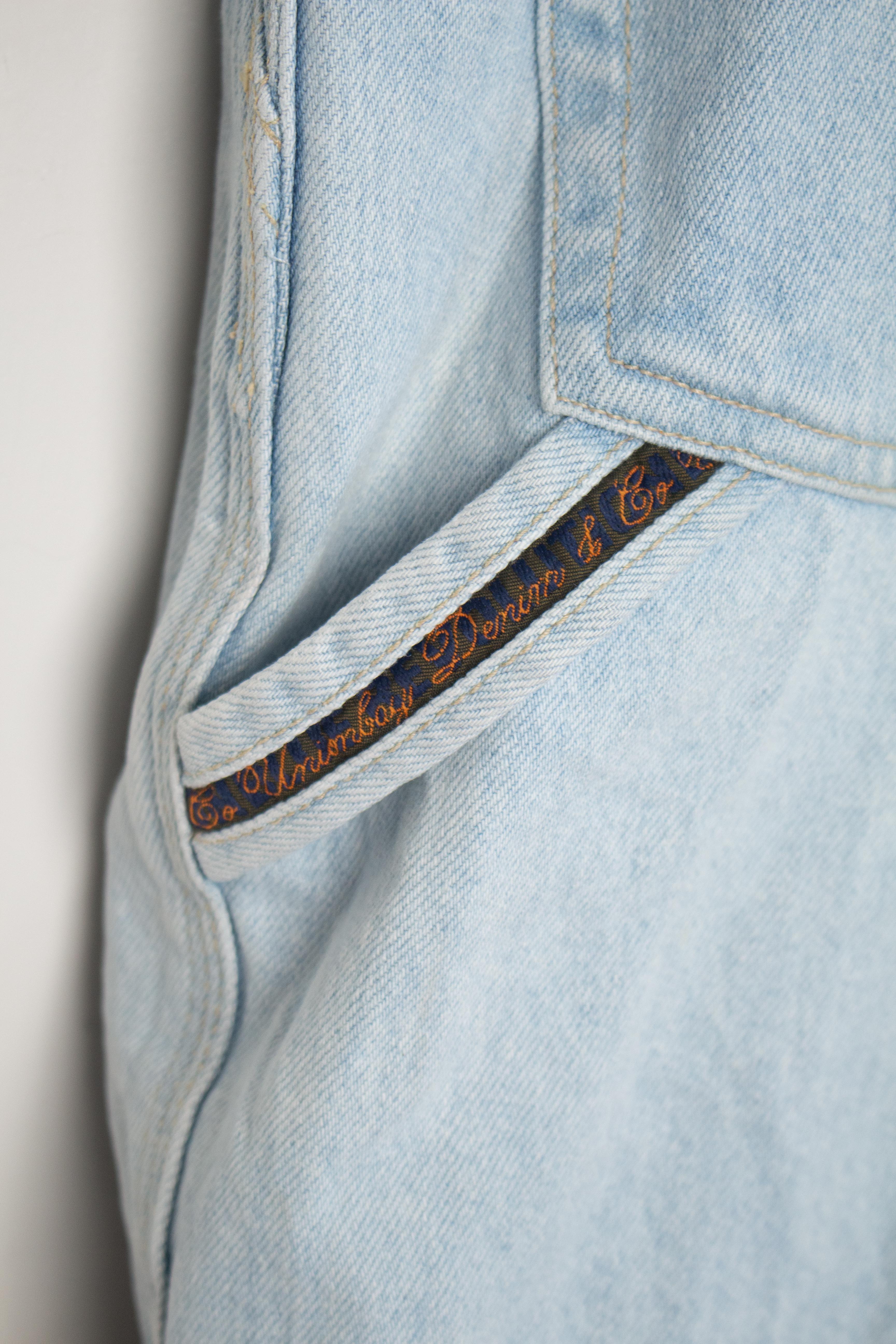 Vintage Unionbay Denim Overall Shorts (1990s)