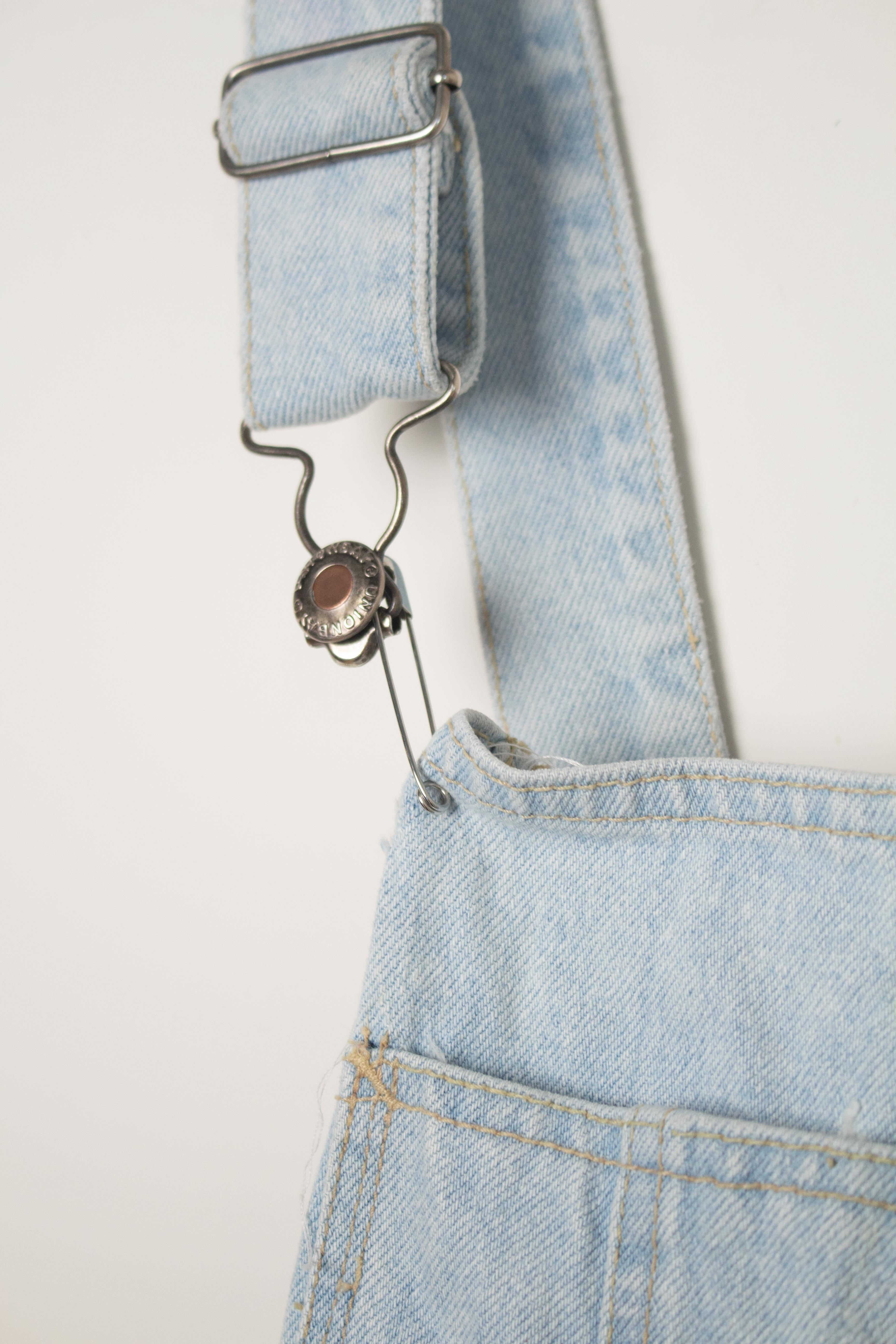 Vintage Unionbay Denim Overall Shorts (1990s)