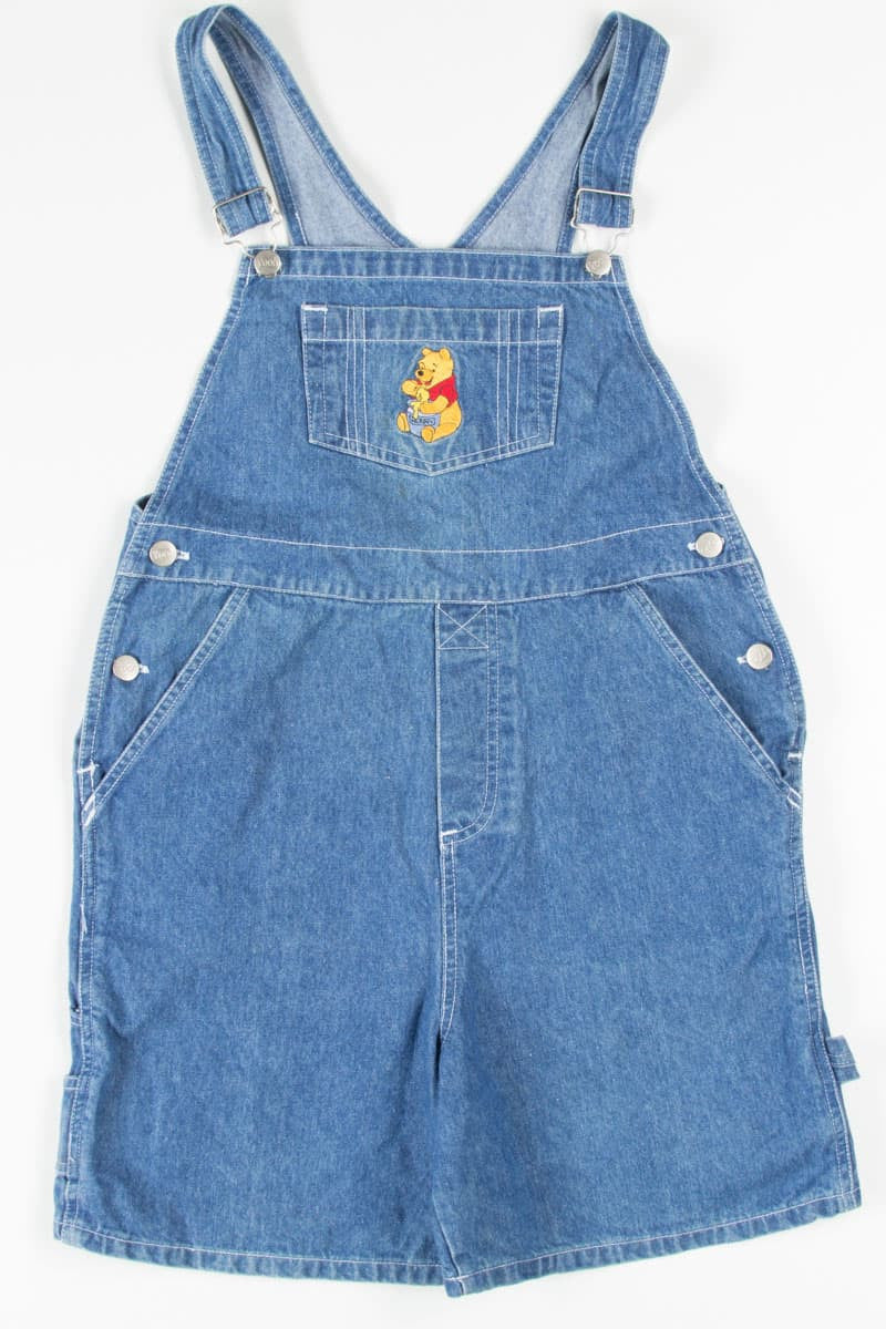 Pooh Patch Denim Overall Shorts 199 (sz. L)