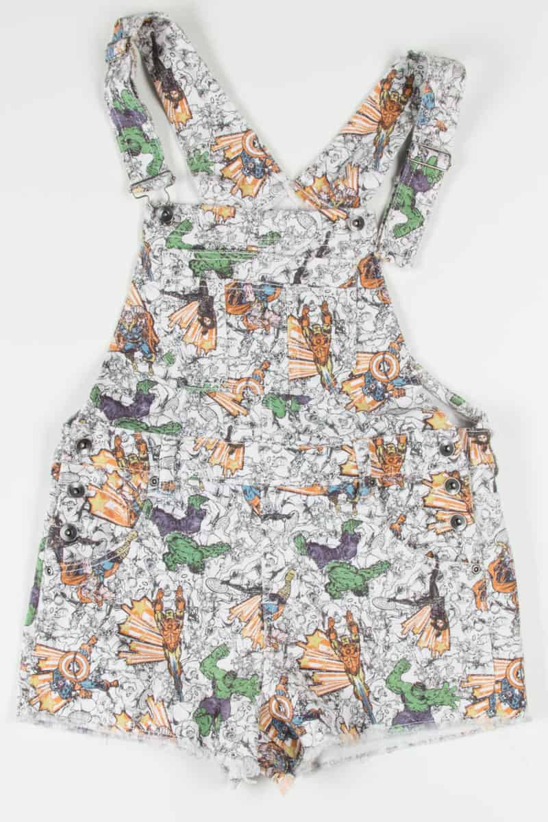 Marvel Her Universe Denim Overall Shorts 200 (sz. Med)
