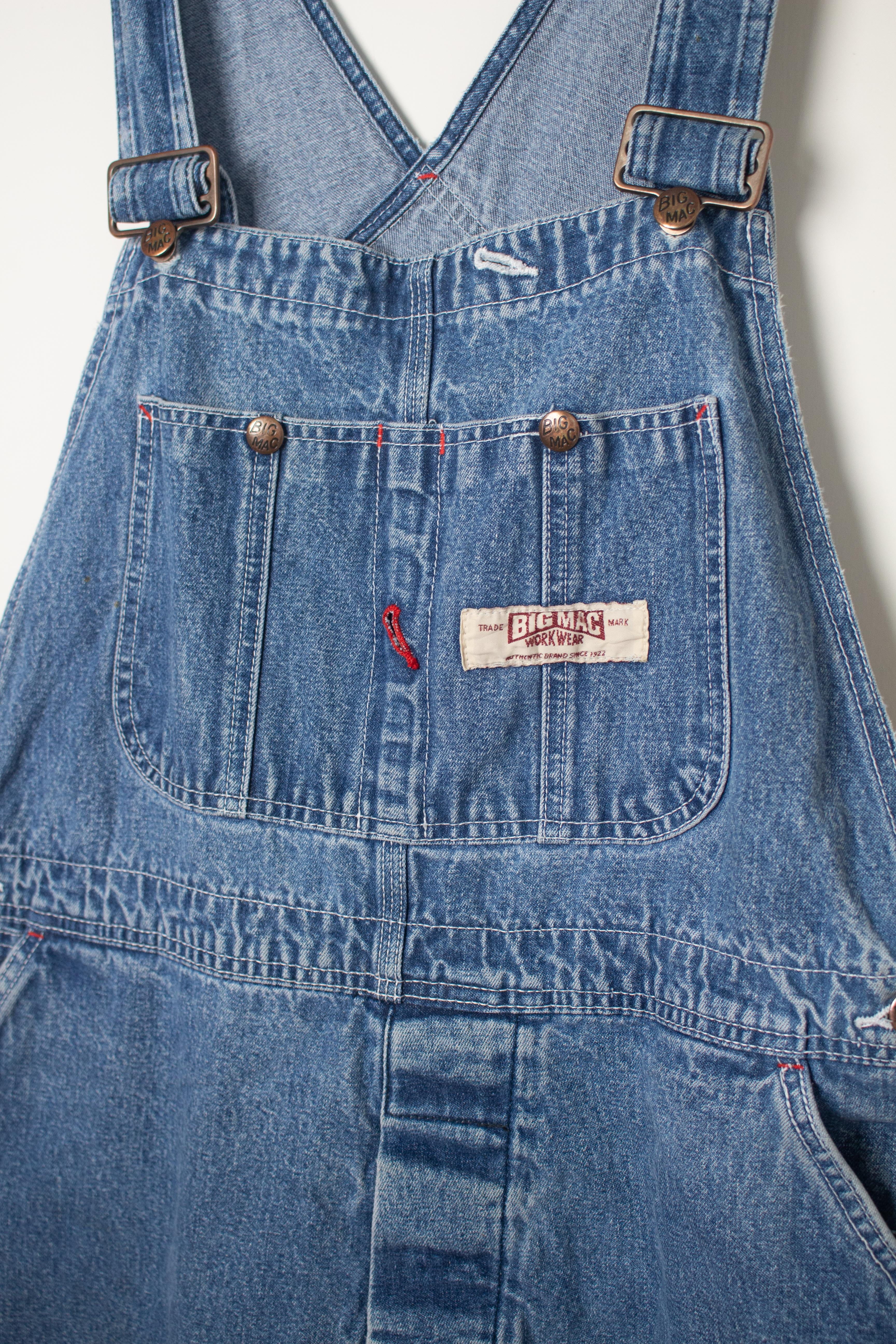 Vintage Big Mac Denim Overalls (1990s)
