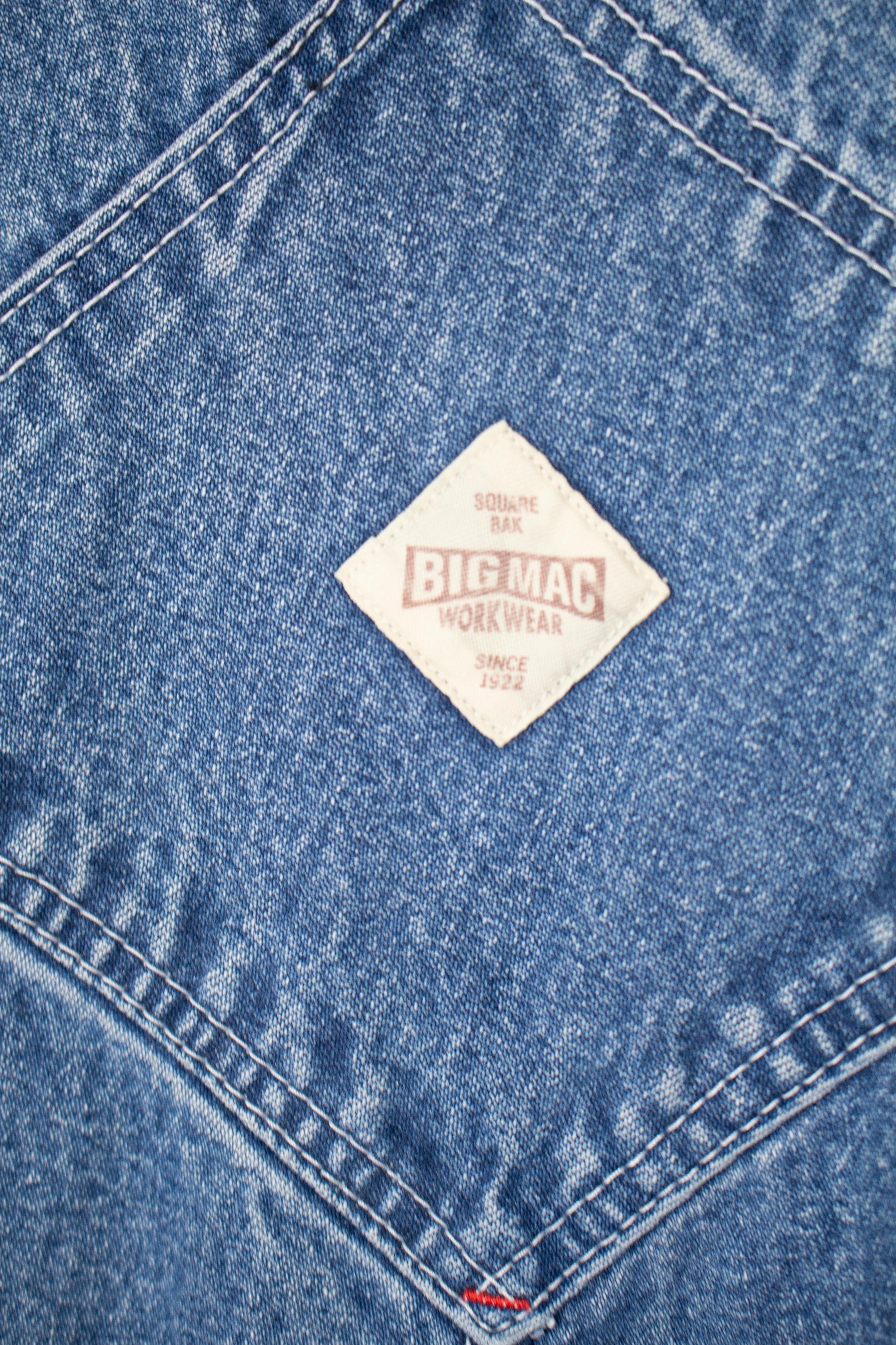 Vintage Big Mac Denim Overalls (1990s)