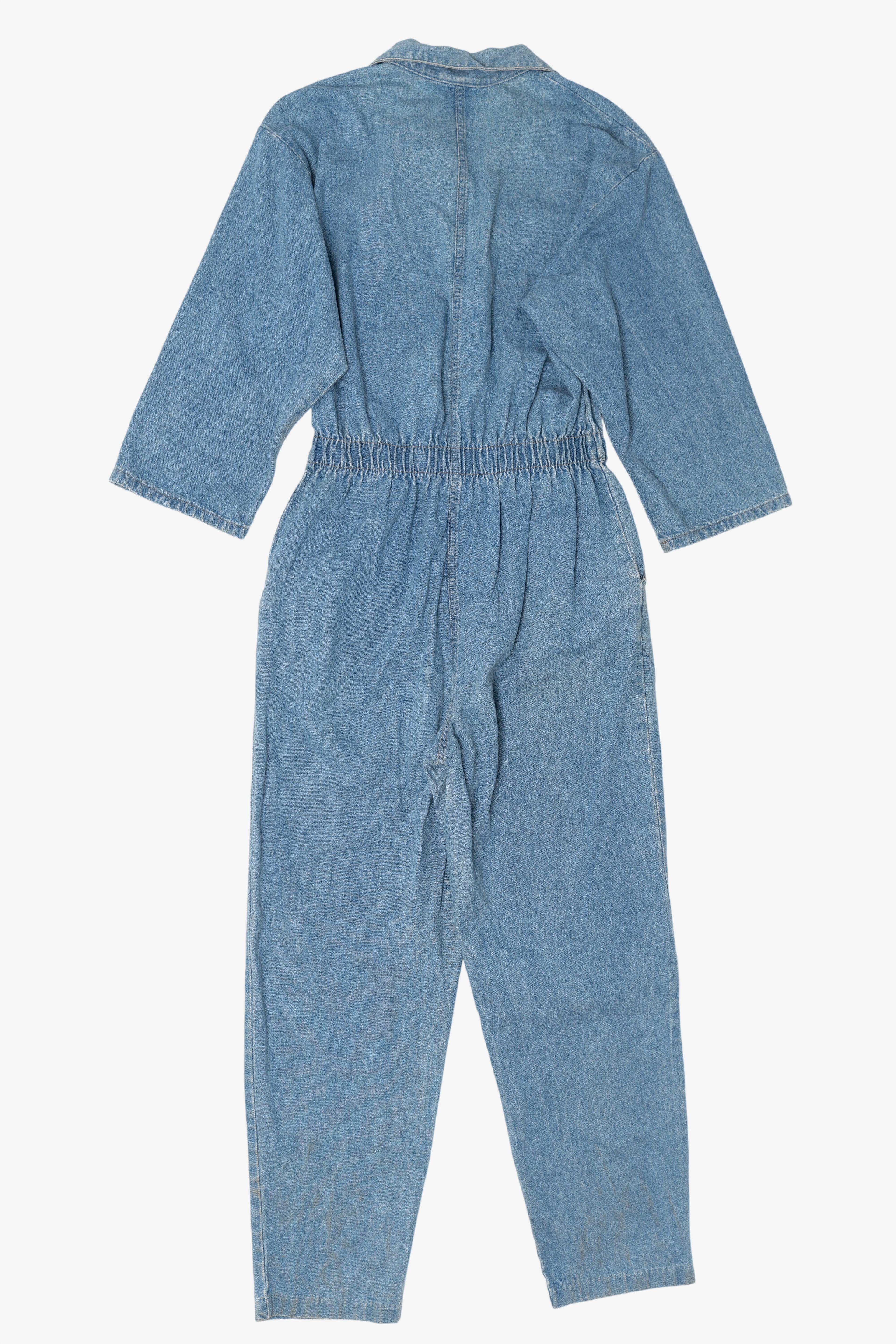 Vintage Ideas Blue Denim Jumpsuit (1980s)