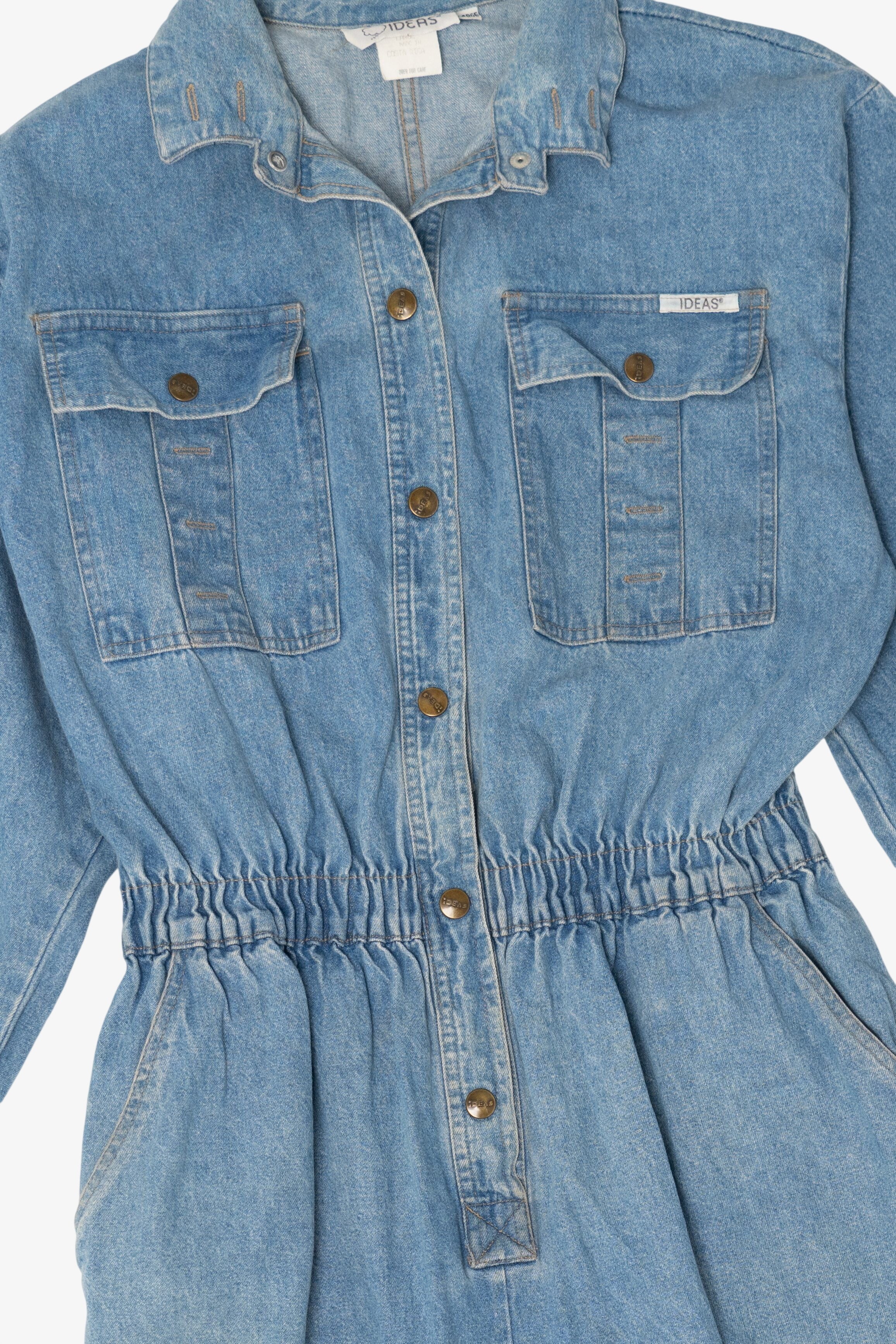 Vintage Ideas Blue Denim Jumpsuit (1980s)