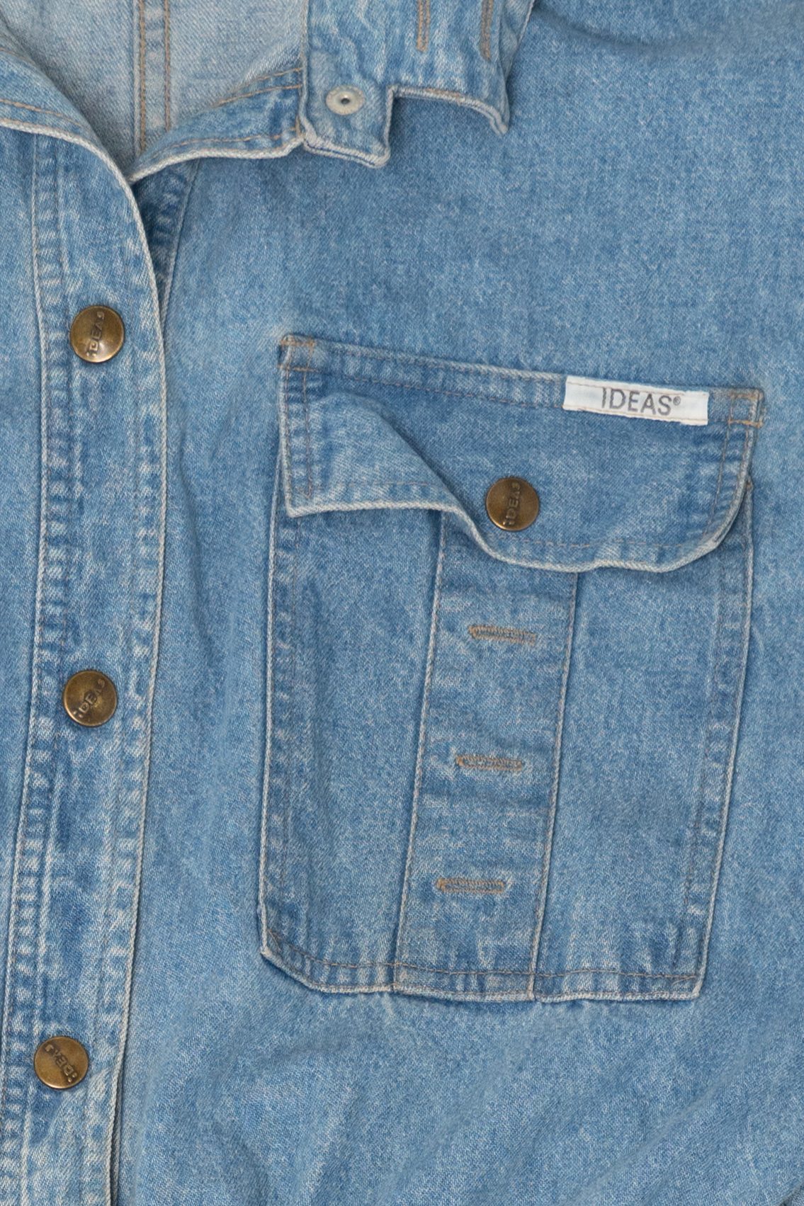 Vintage Ideas Blue Denim Jumpsuit (1980s)
