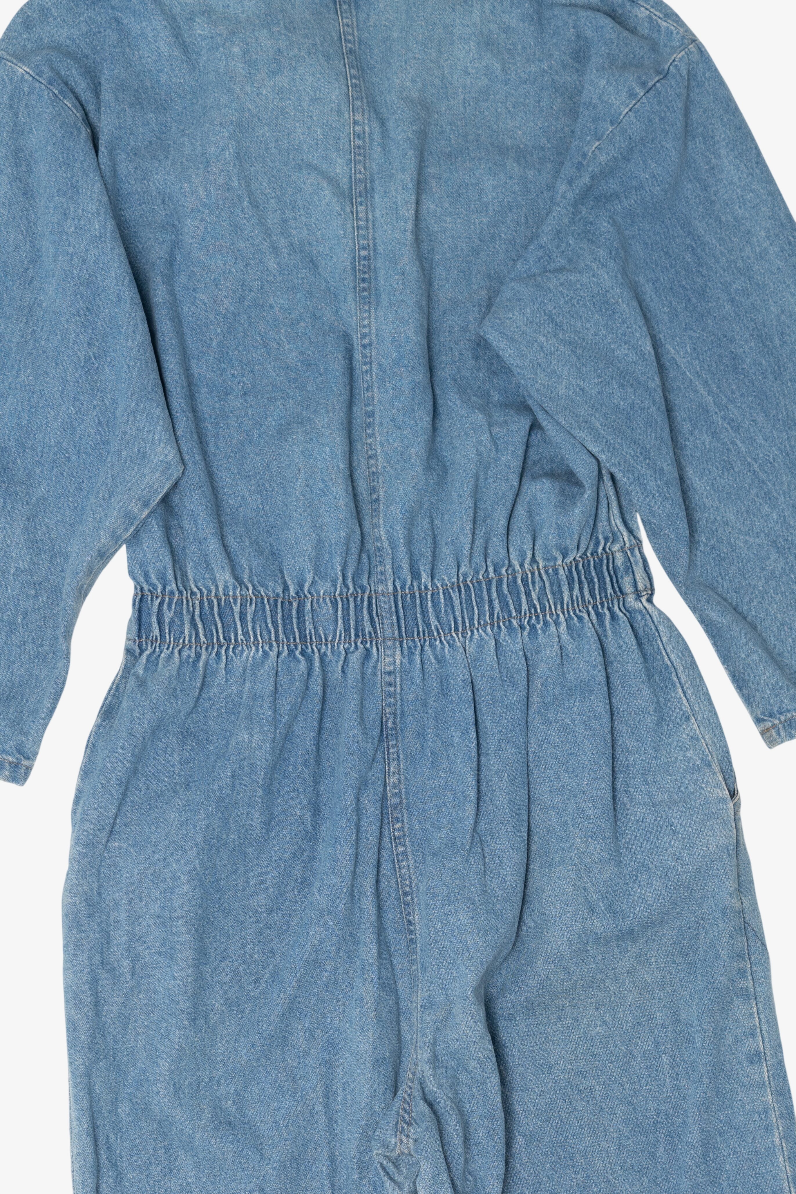 Vintage Ideas Blue Denim Jumpsuit (1980s)