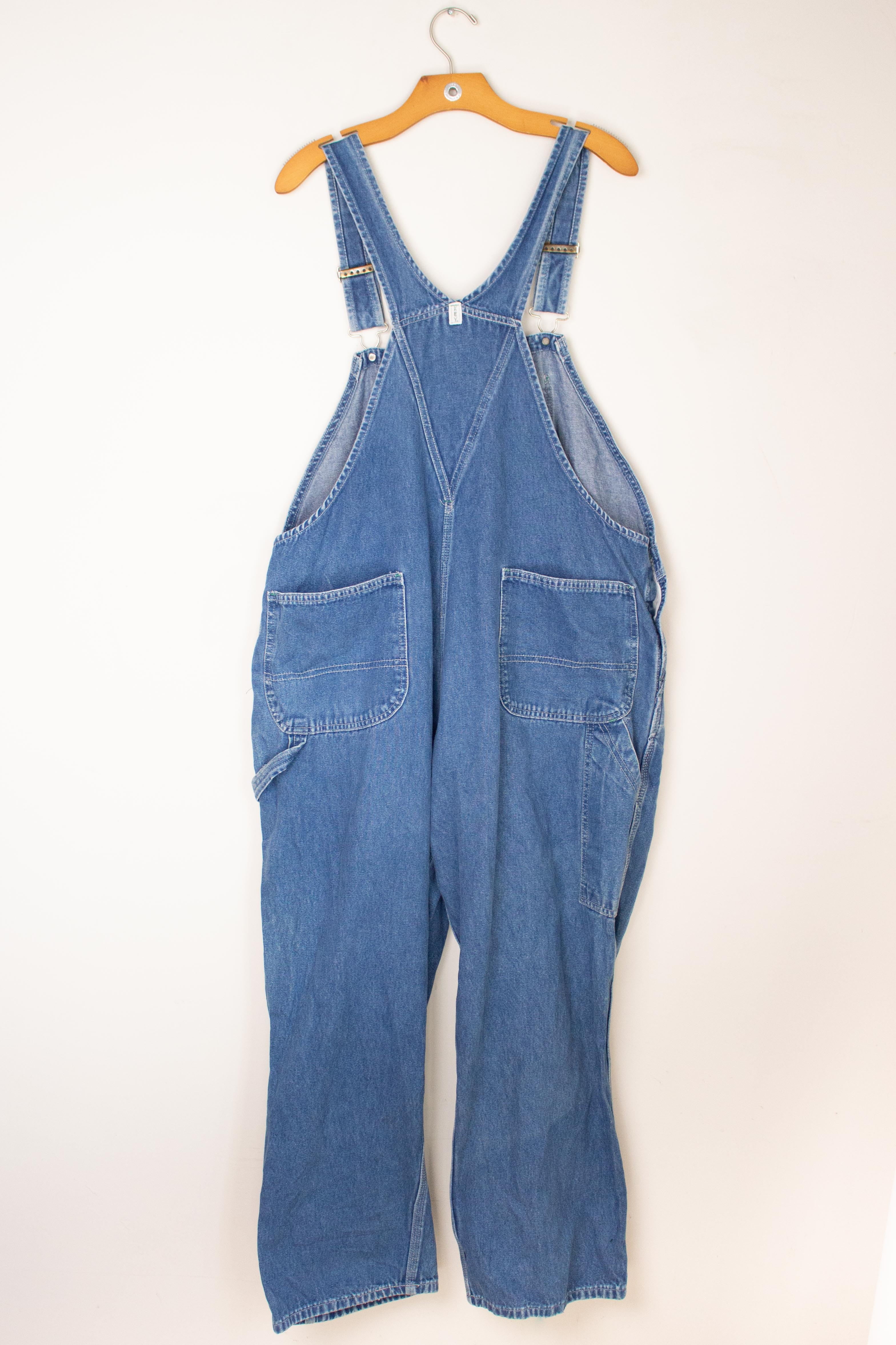 Vintage Key Denim Overalls (1990s)