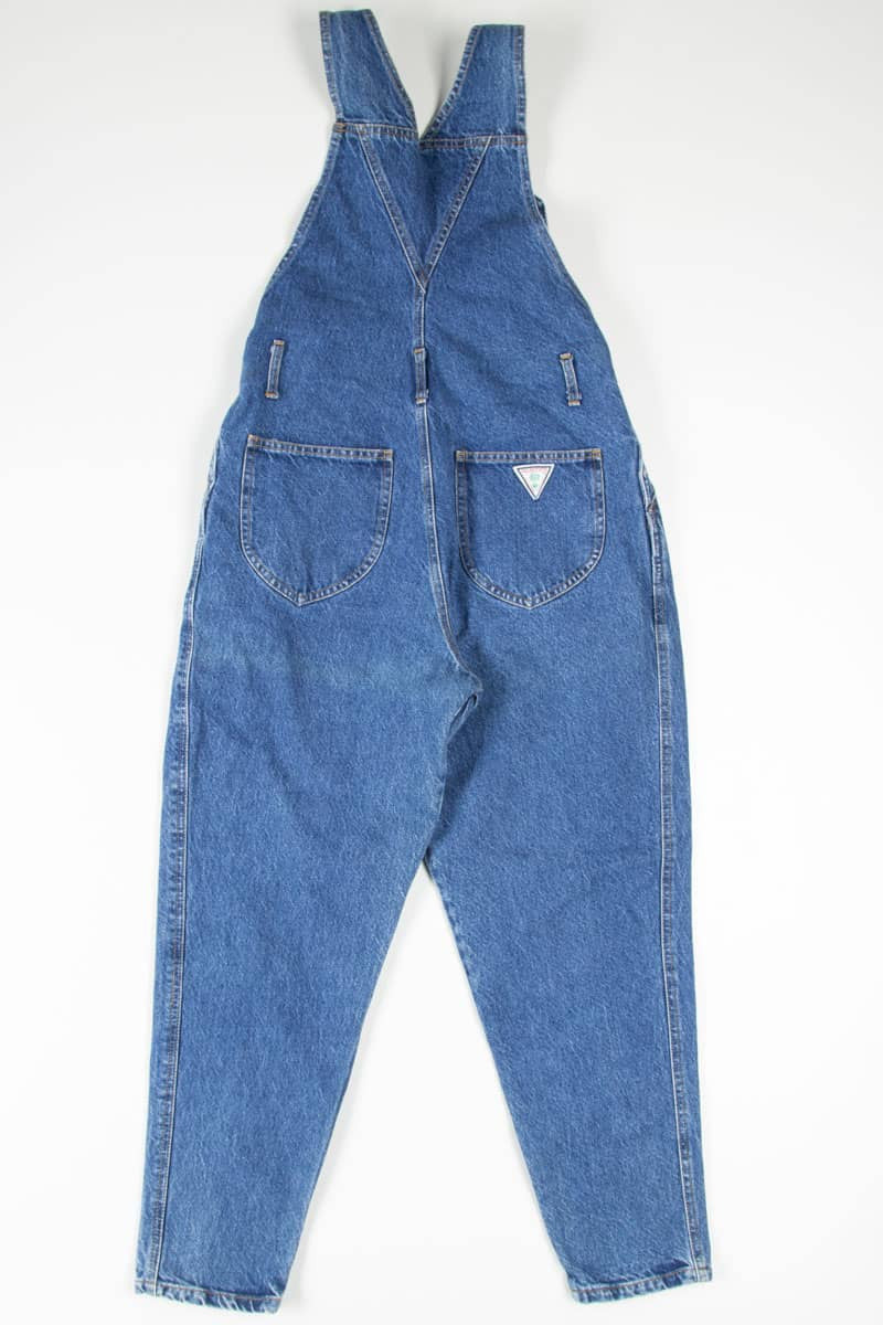 Vintage Paperbag Waist Denim Overalls (sz. 11)