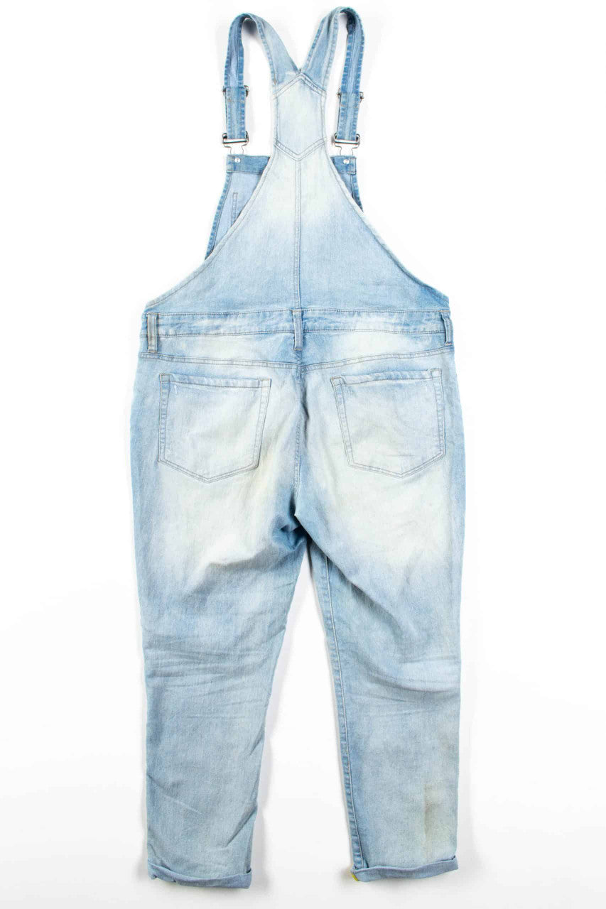 Painted High School Homecoming Overalls (sz. Junior's XL)