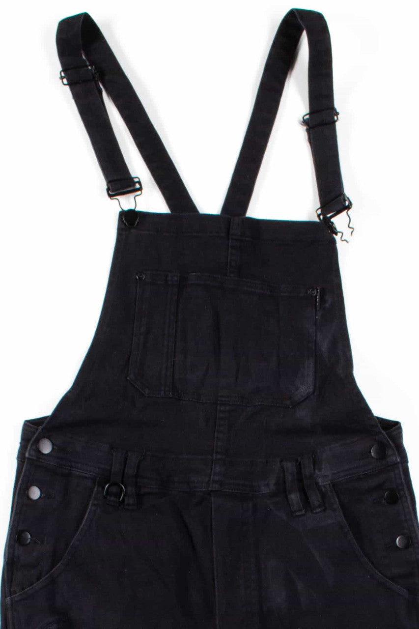 Black Denim Overalls (sz. 32)