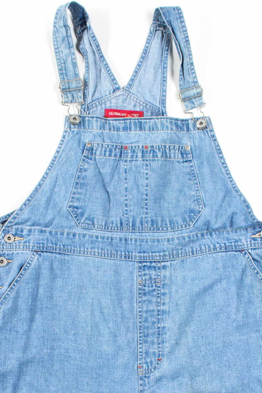 Light Wash Denim Overalls (sz. X-Large)