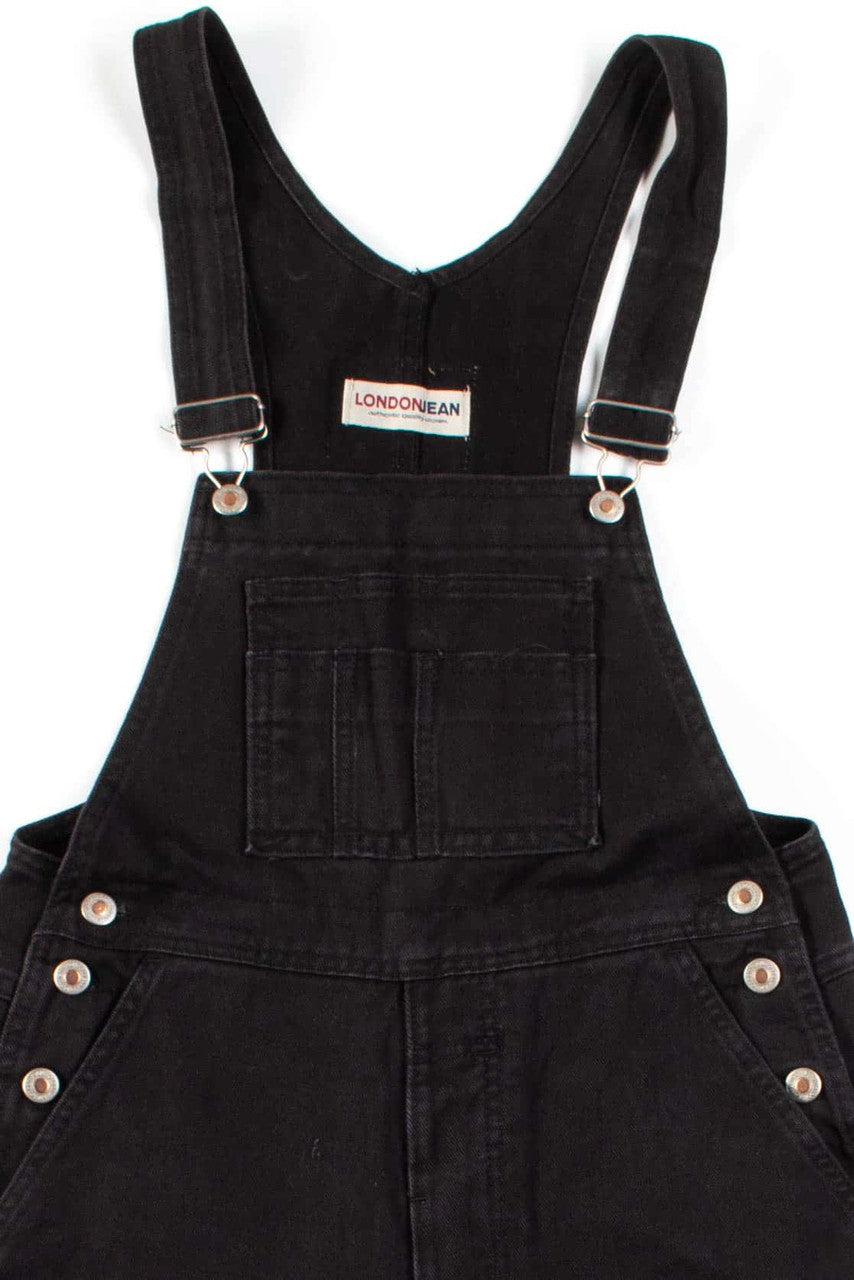 Black Denim Overalls (sz. XS)