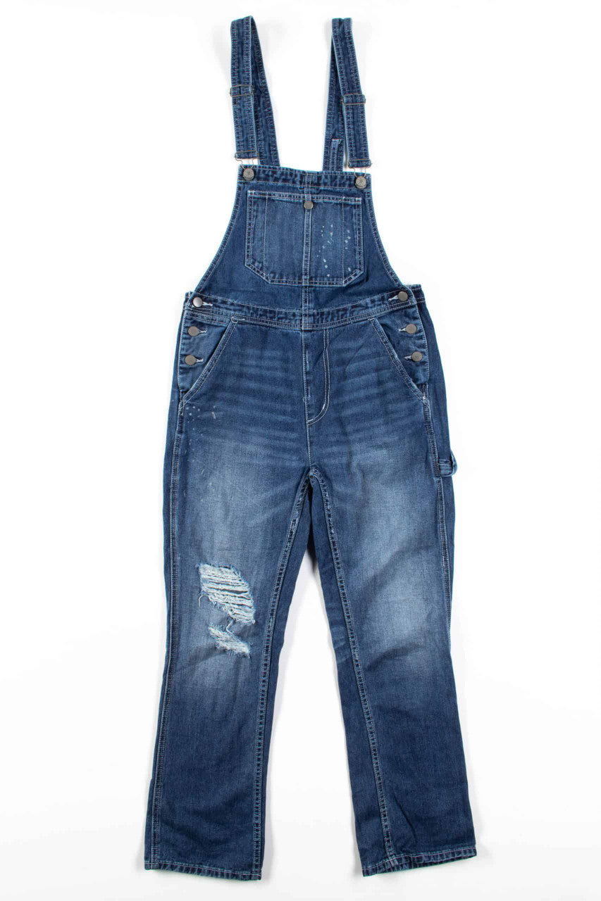 Distressed Denim Overalls (sz. 25)