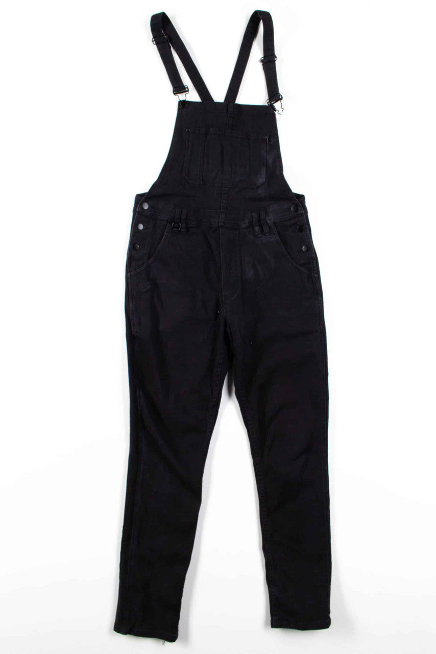 Black Denim Overalls (sz. 32)