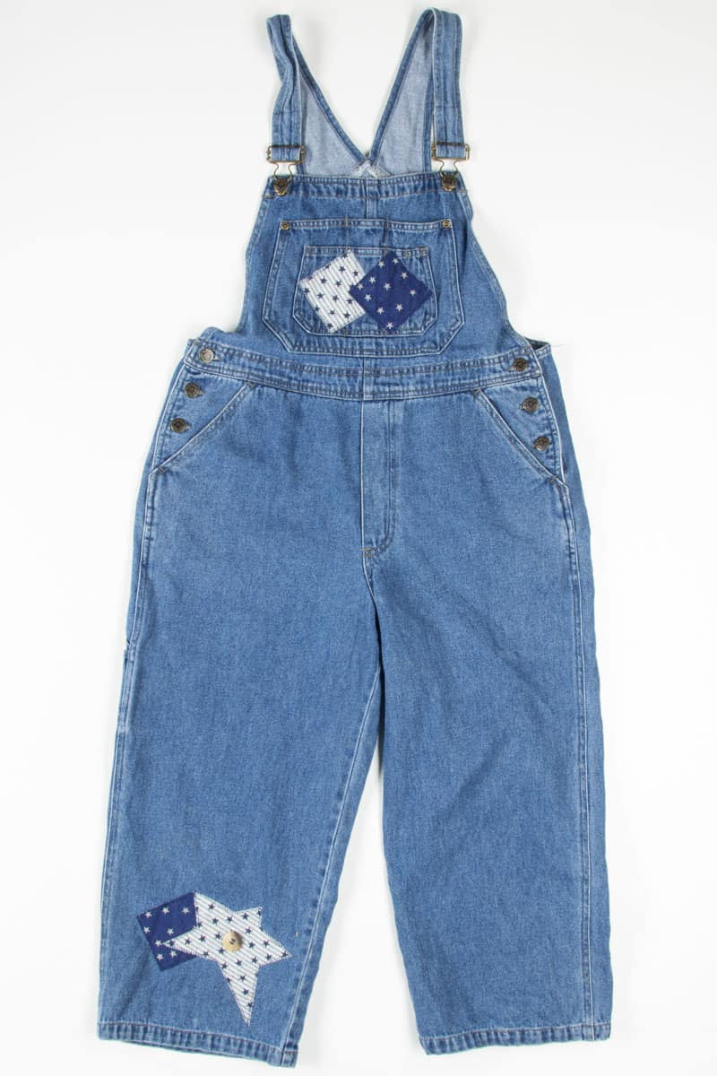 Americana Patched Overalls (sz. M)
