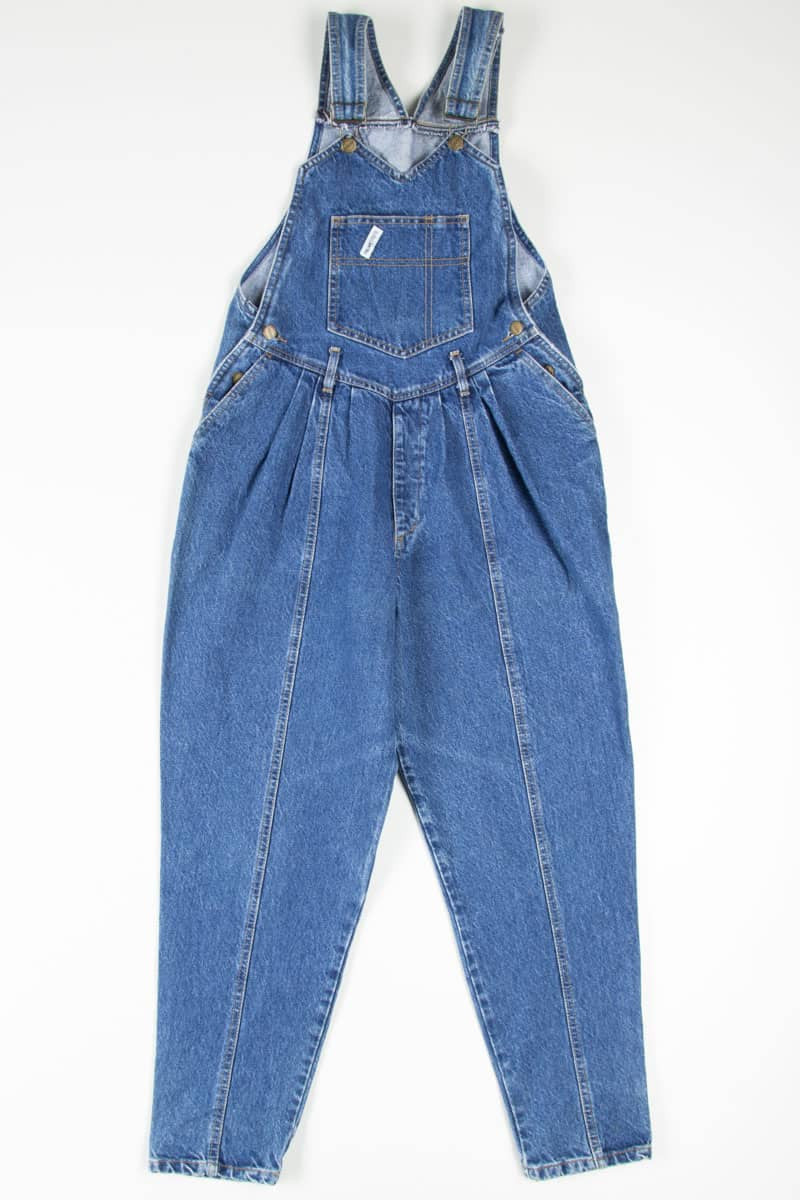 Vintage Paperbag Waist Denim Overalls (sz. 11)