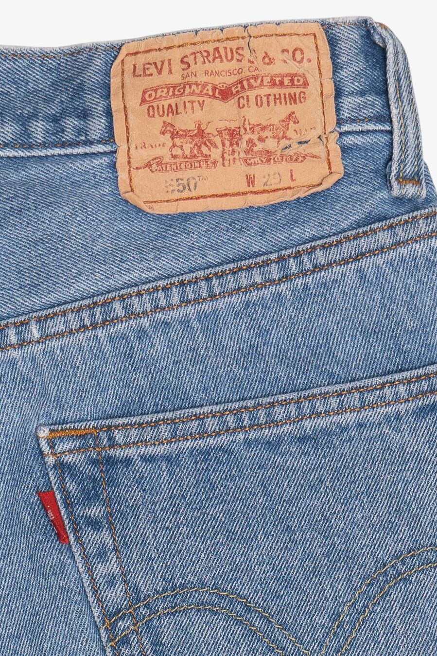 Vintage Levi's 550 Relaxed Fit Denim Jorts (2000s)