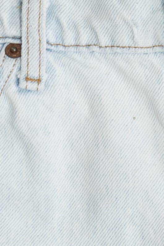 Vintage Levi's "Clearwater Beach Florida U.S.A." Embroidered Denim Cut Off Shorts (1990s)