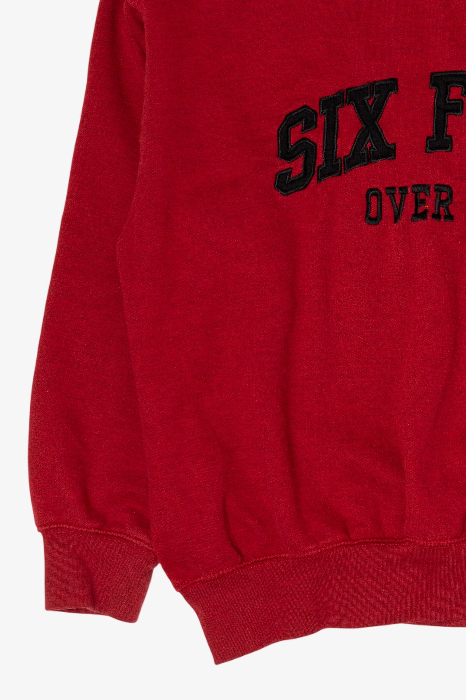 Red Six Flags Over Texas Sweatshirt (2020s)