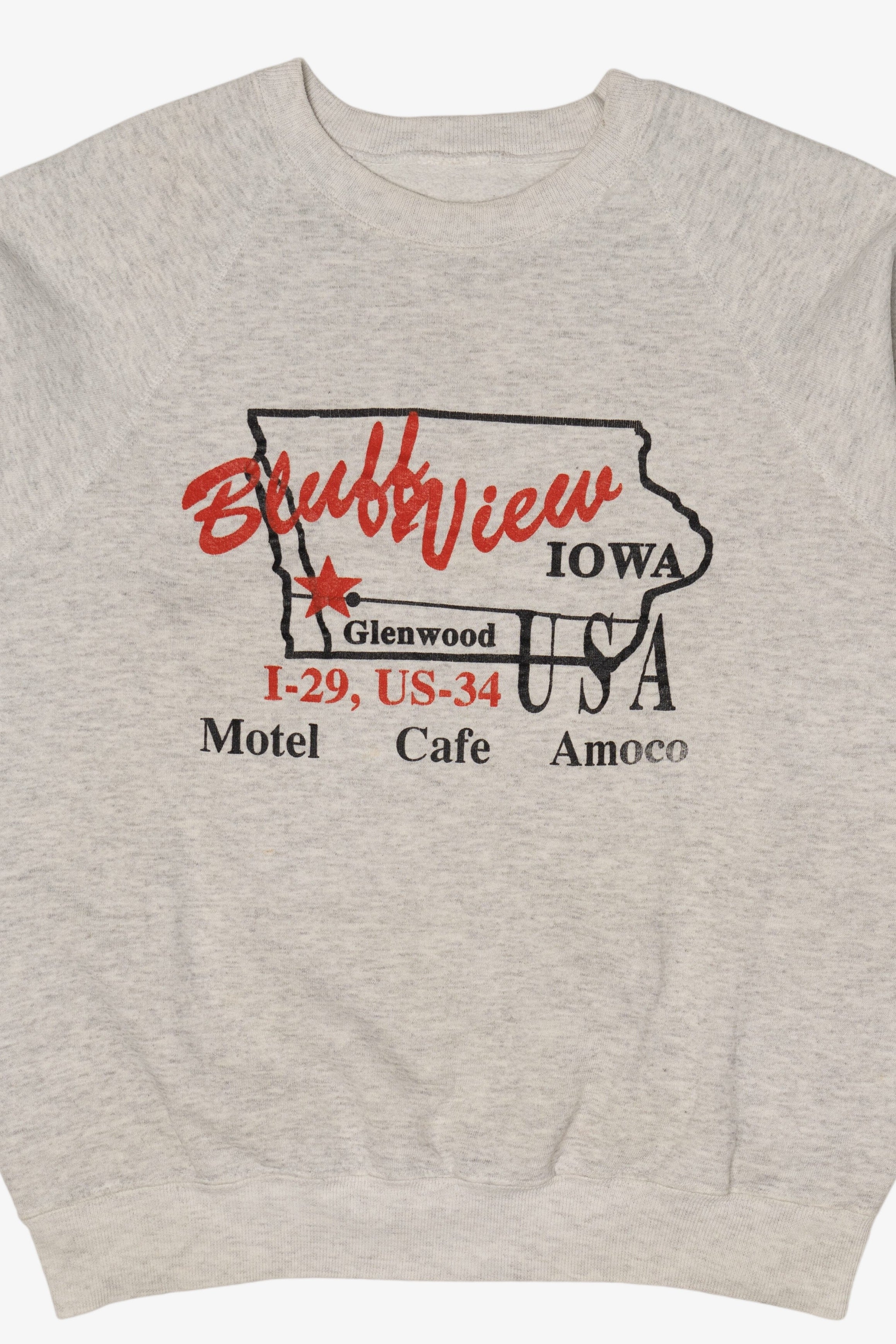 Vintage Gray Bluff View Iowa Sweatshirt (1990s)