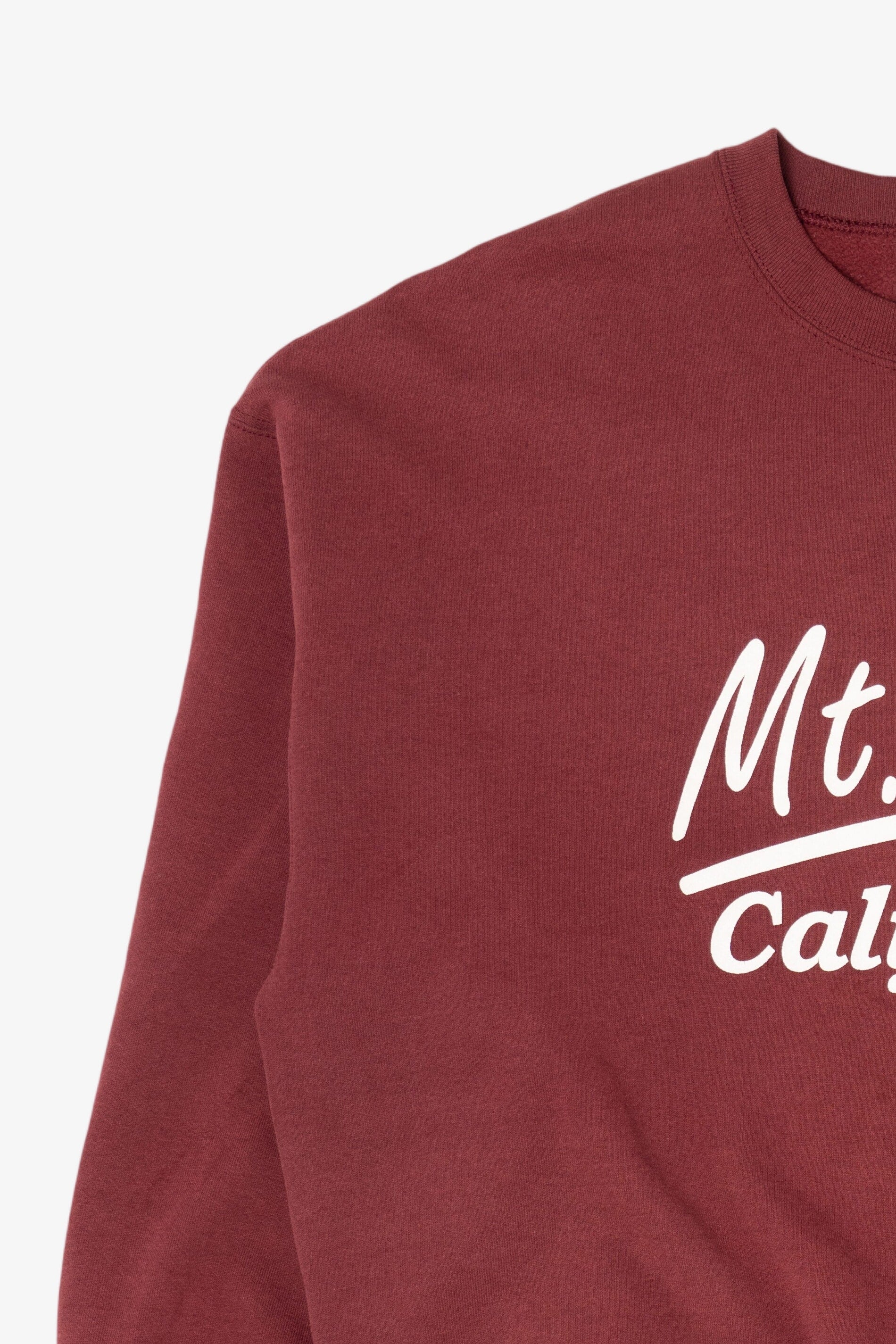 Vintage Burgundy Mt. Lakes California Sweatshirt (1990s)