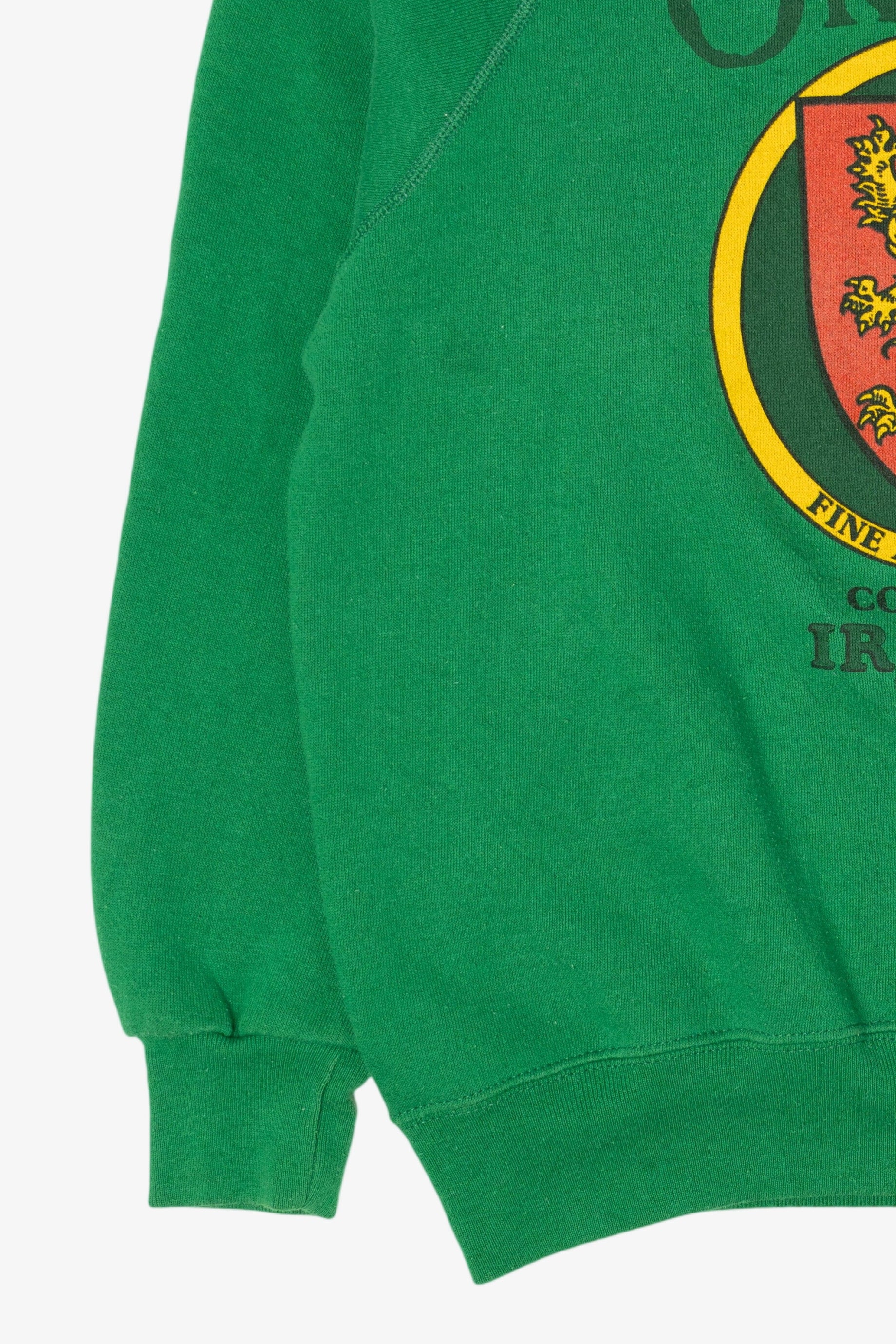 Vintage Green O'Keefe's Irish Pub Ireland Sweatshirt (1980s)