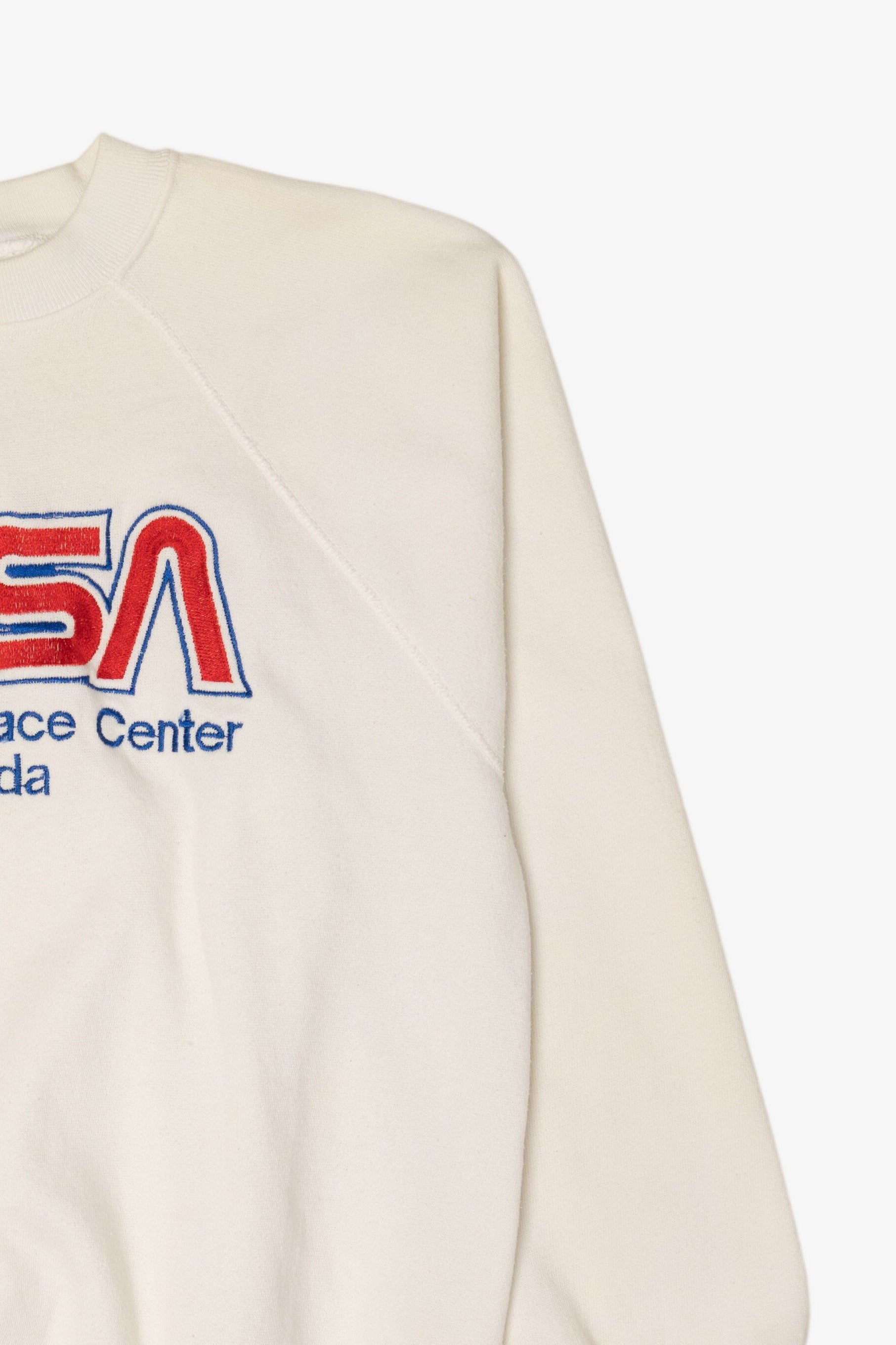 Vintage NASA Kennedy Space Center Florida Raglan Sweatshirt (1980s)
