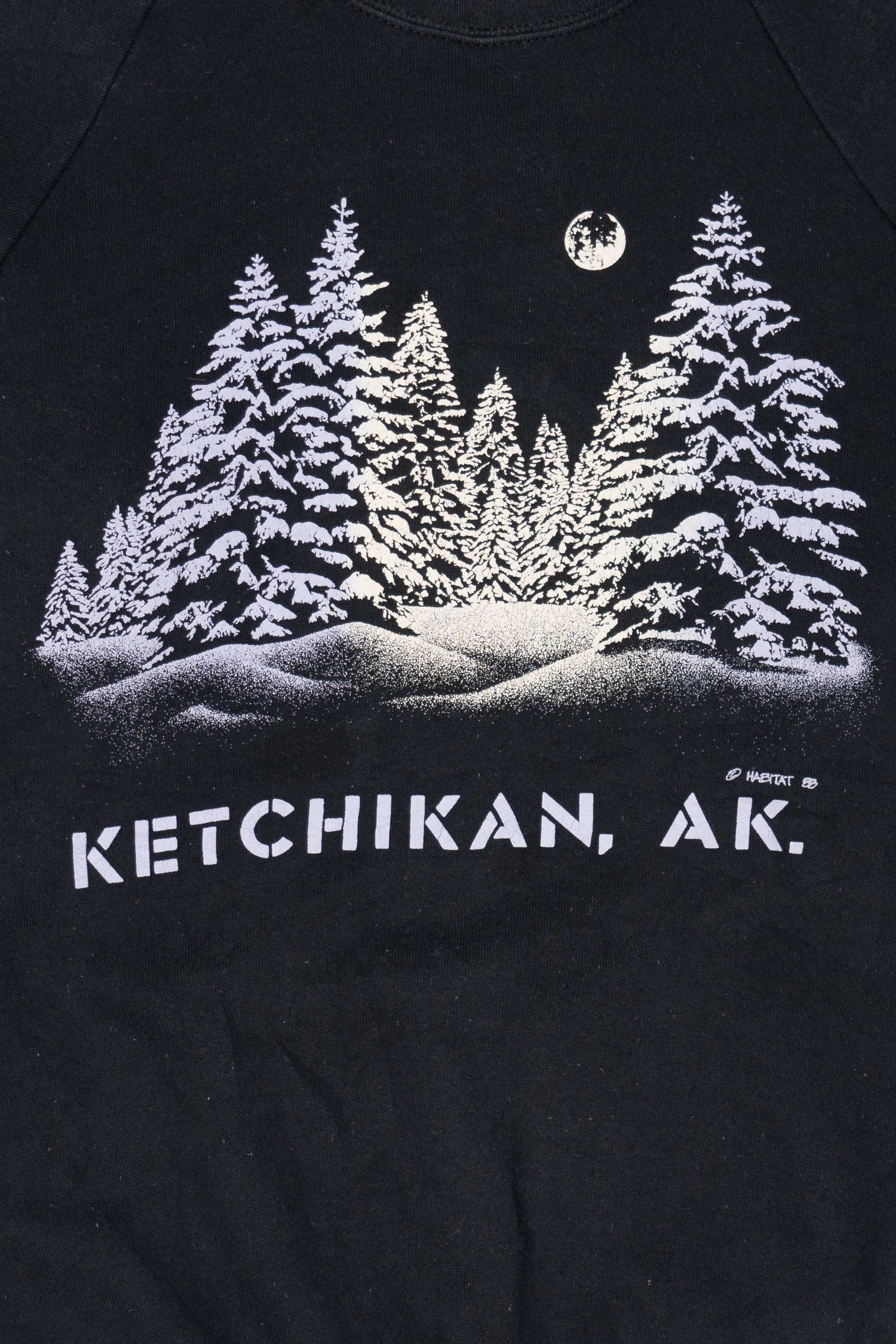 Vintage Ketchikan Alaska Raglan Sweatshirt (1980s)