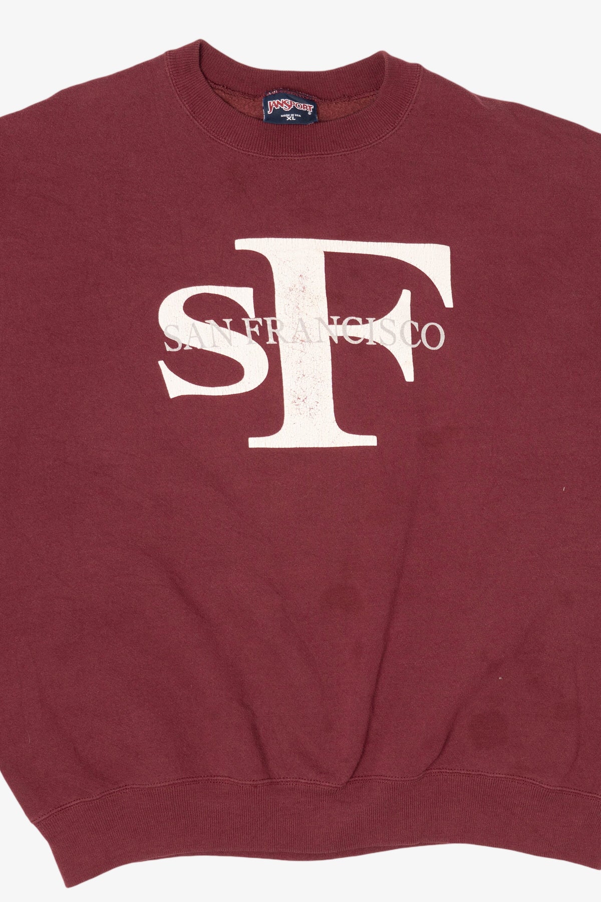 Vintage Burgundy San Francisco Sweatshirt (1990s)