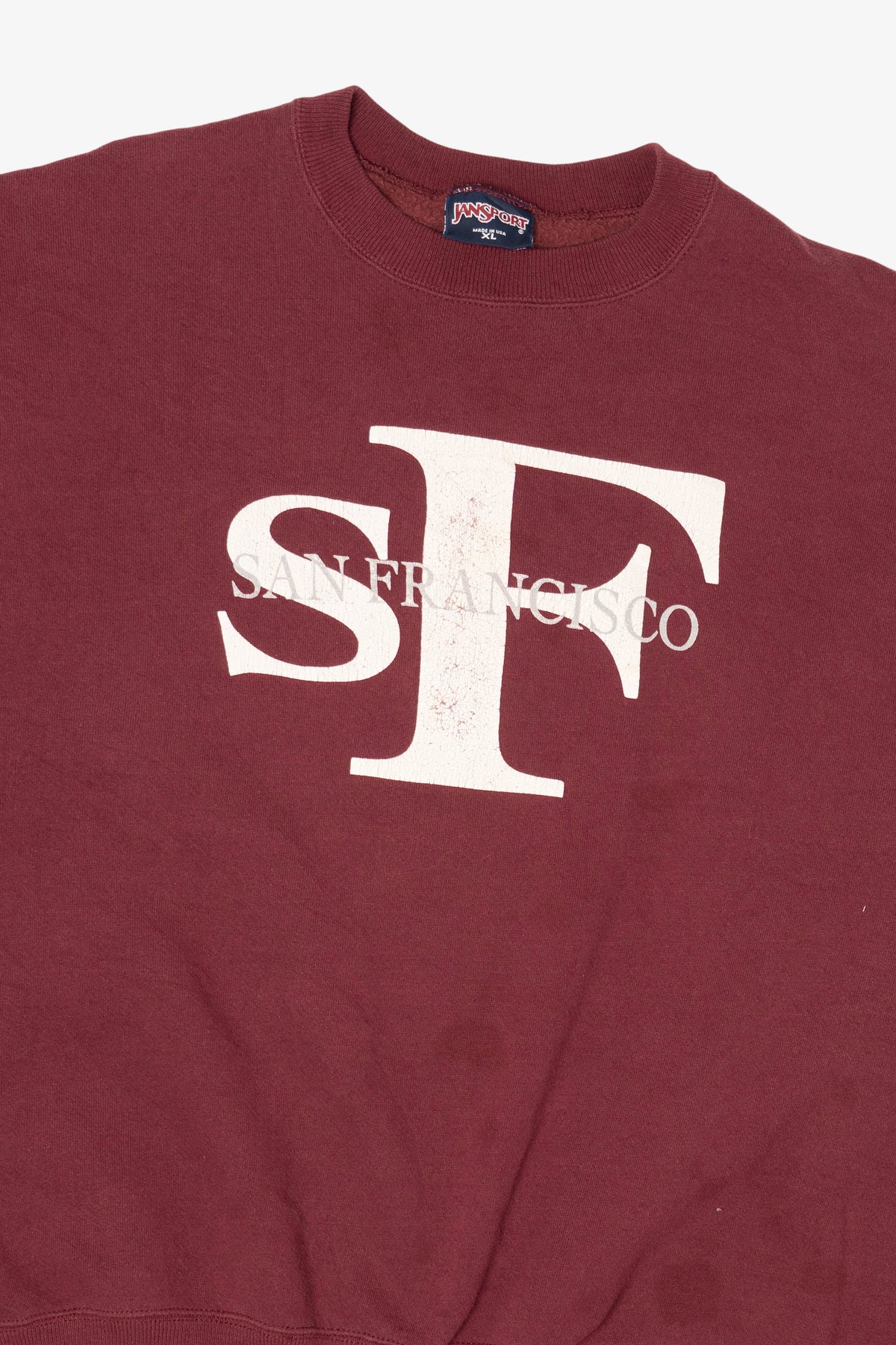 Vintage Burgundy San Francisco Sweatshirt (1990s)